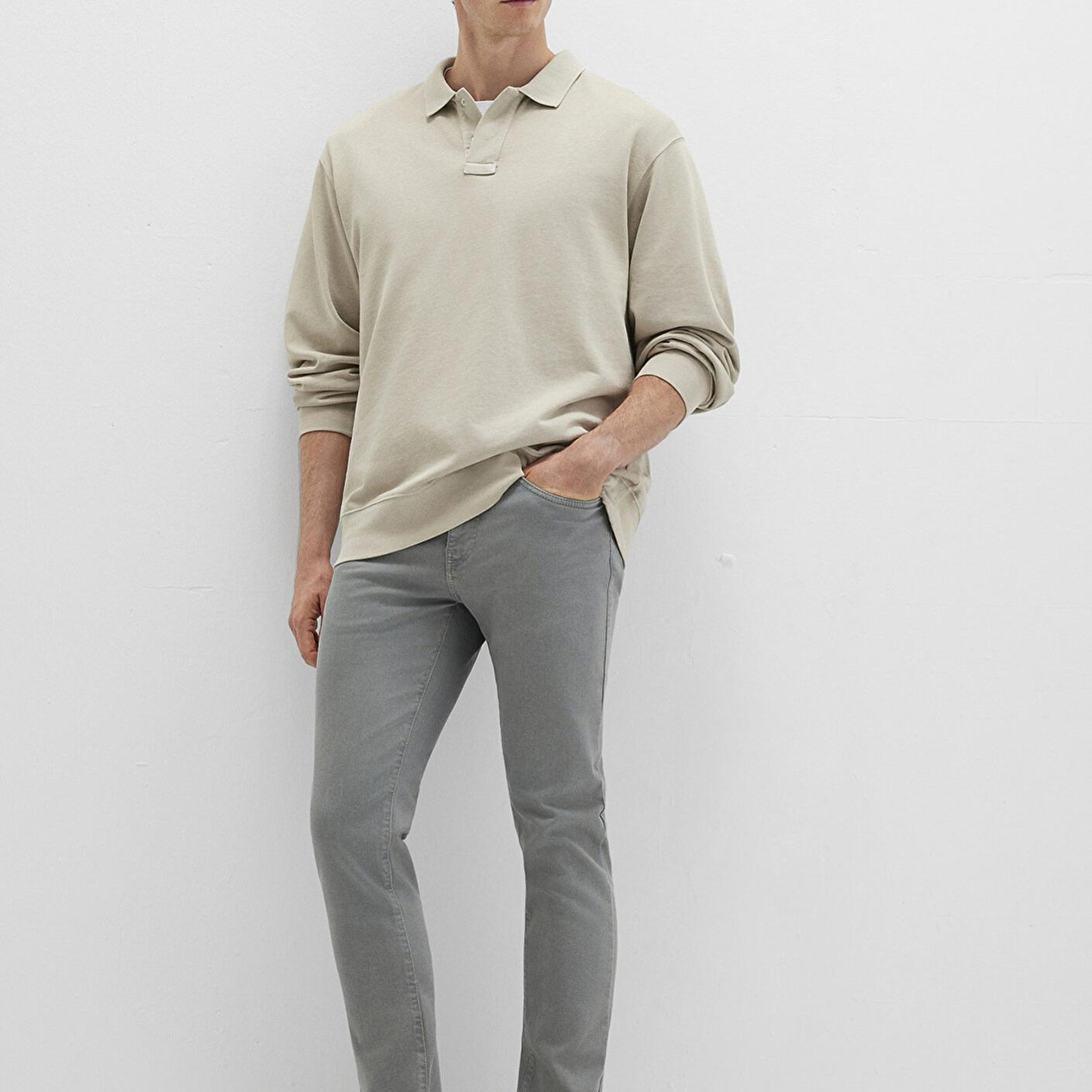 Mavi Marcus Gölge Gri Comfort Gabardin Pantolon 0035180922