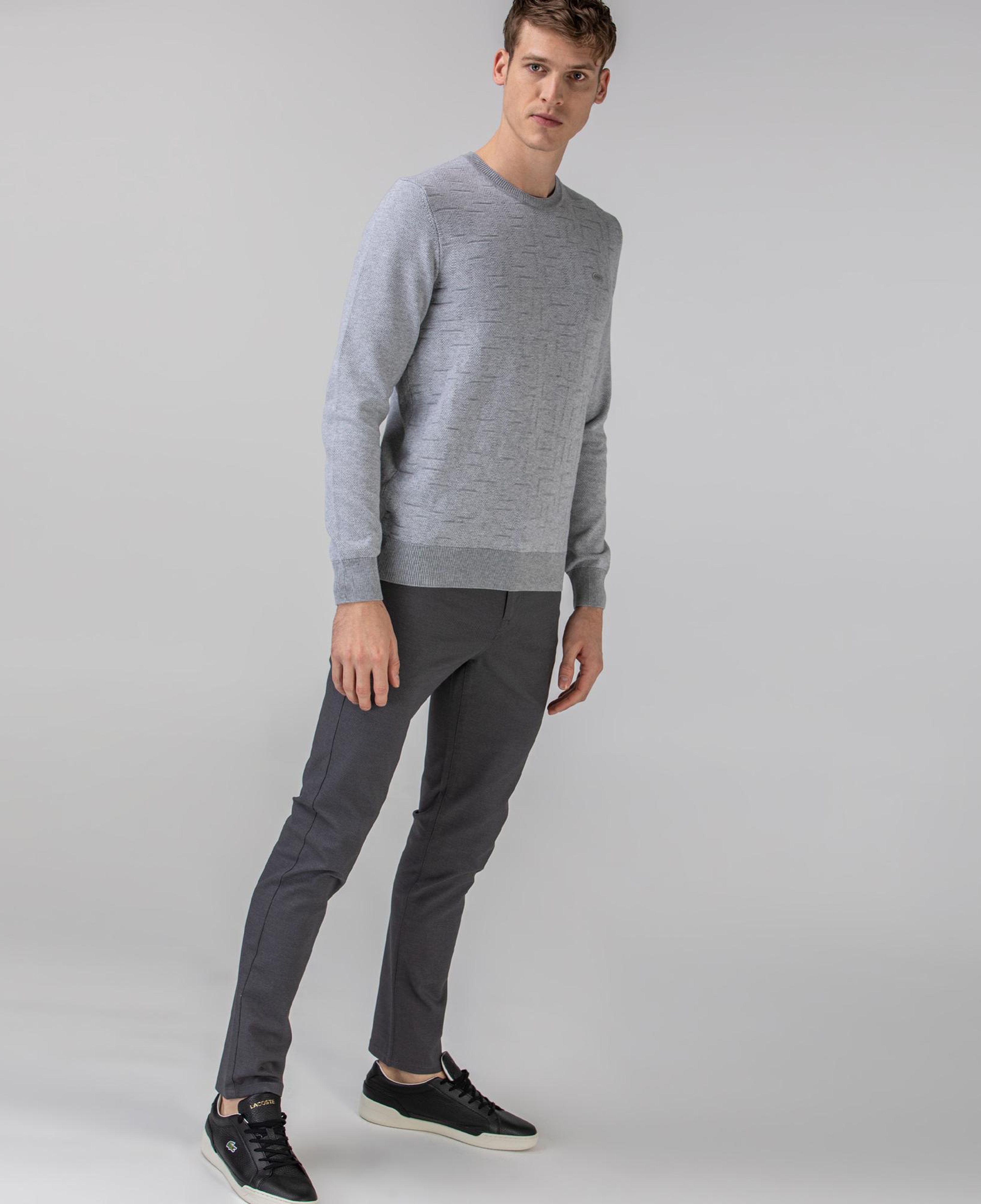 Erkek Slim Fit Gri Pantolon