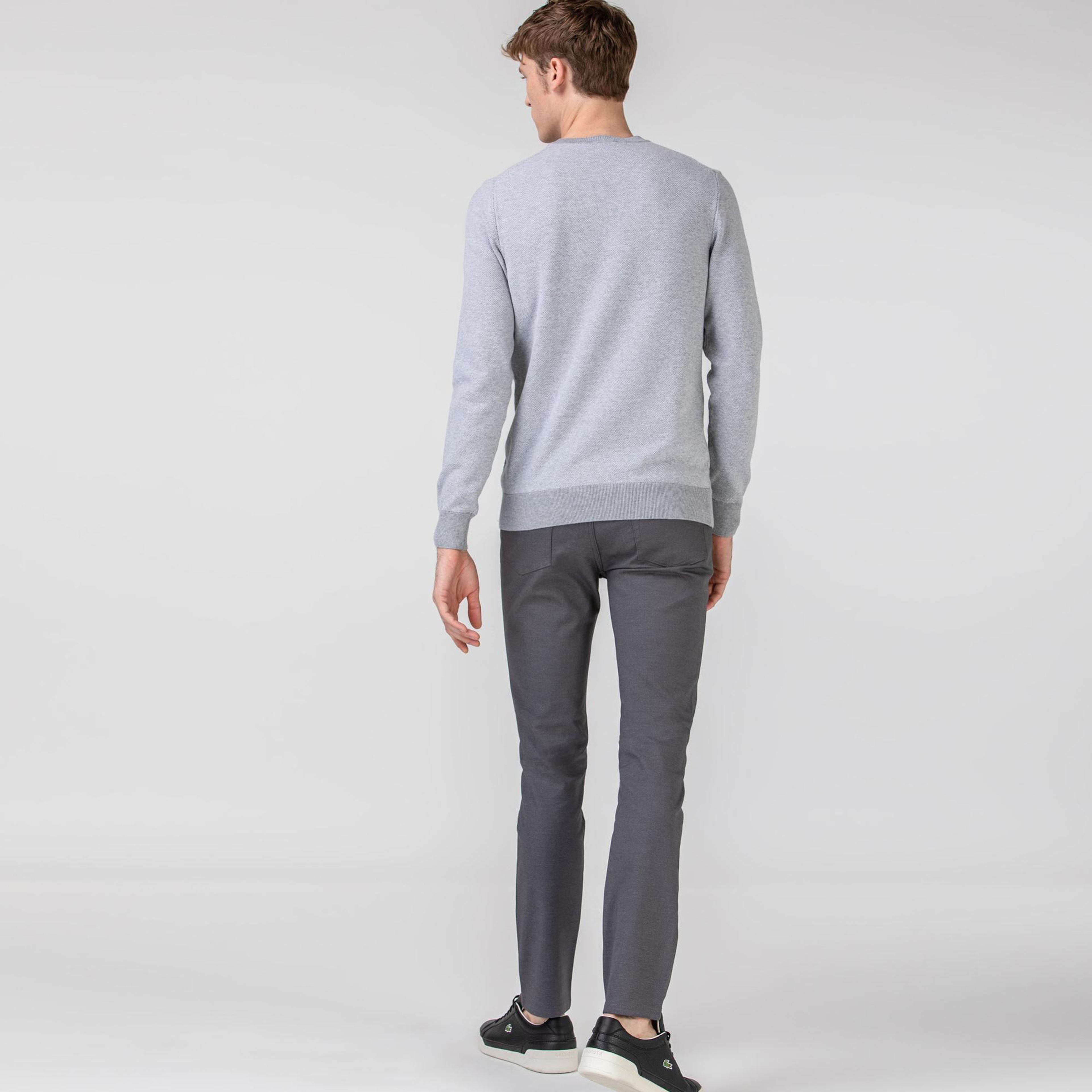 Erkek Slim Fit Gri Pantolon