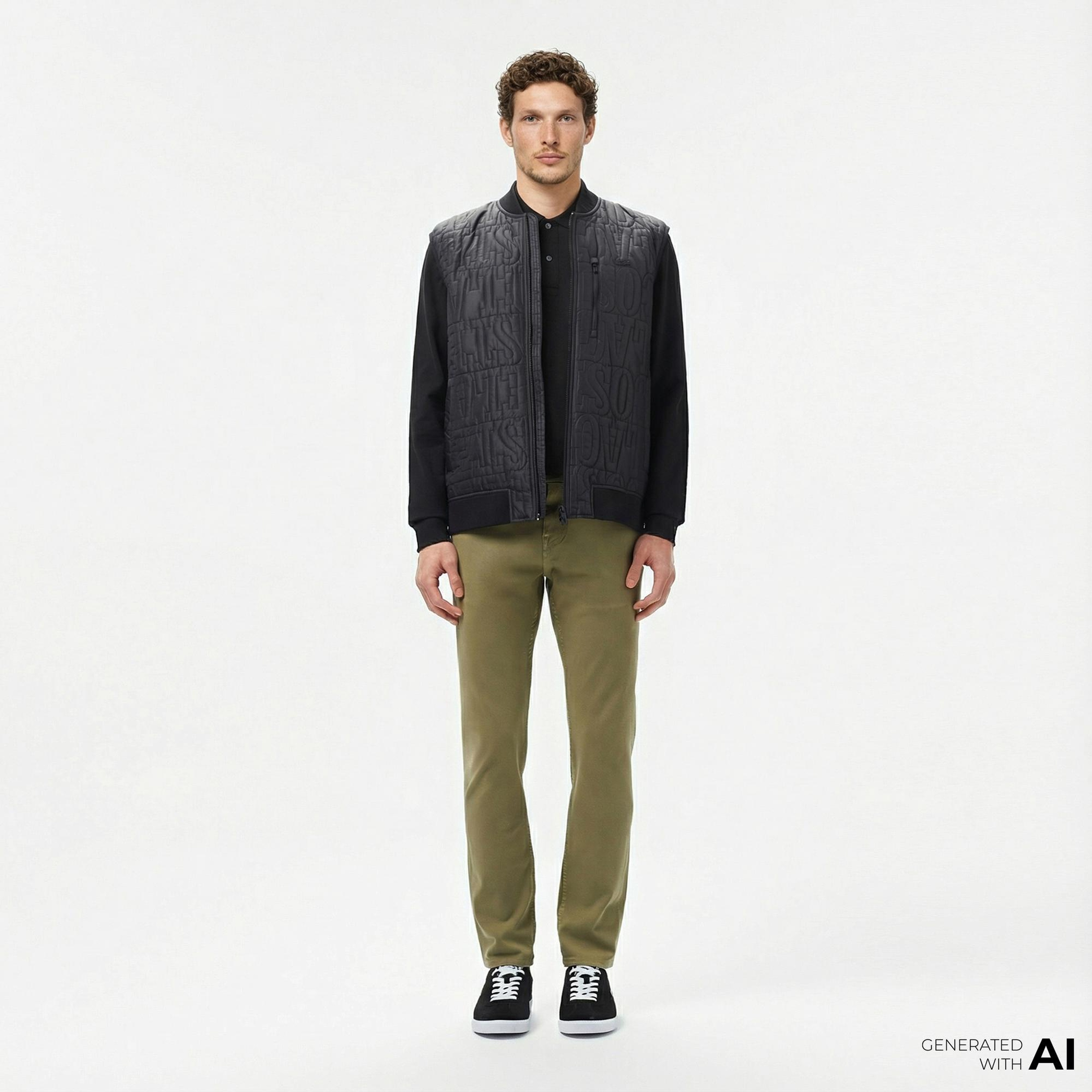 Lacoste Erkek Slim Fit Haki Jean Pantolon