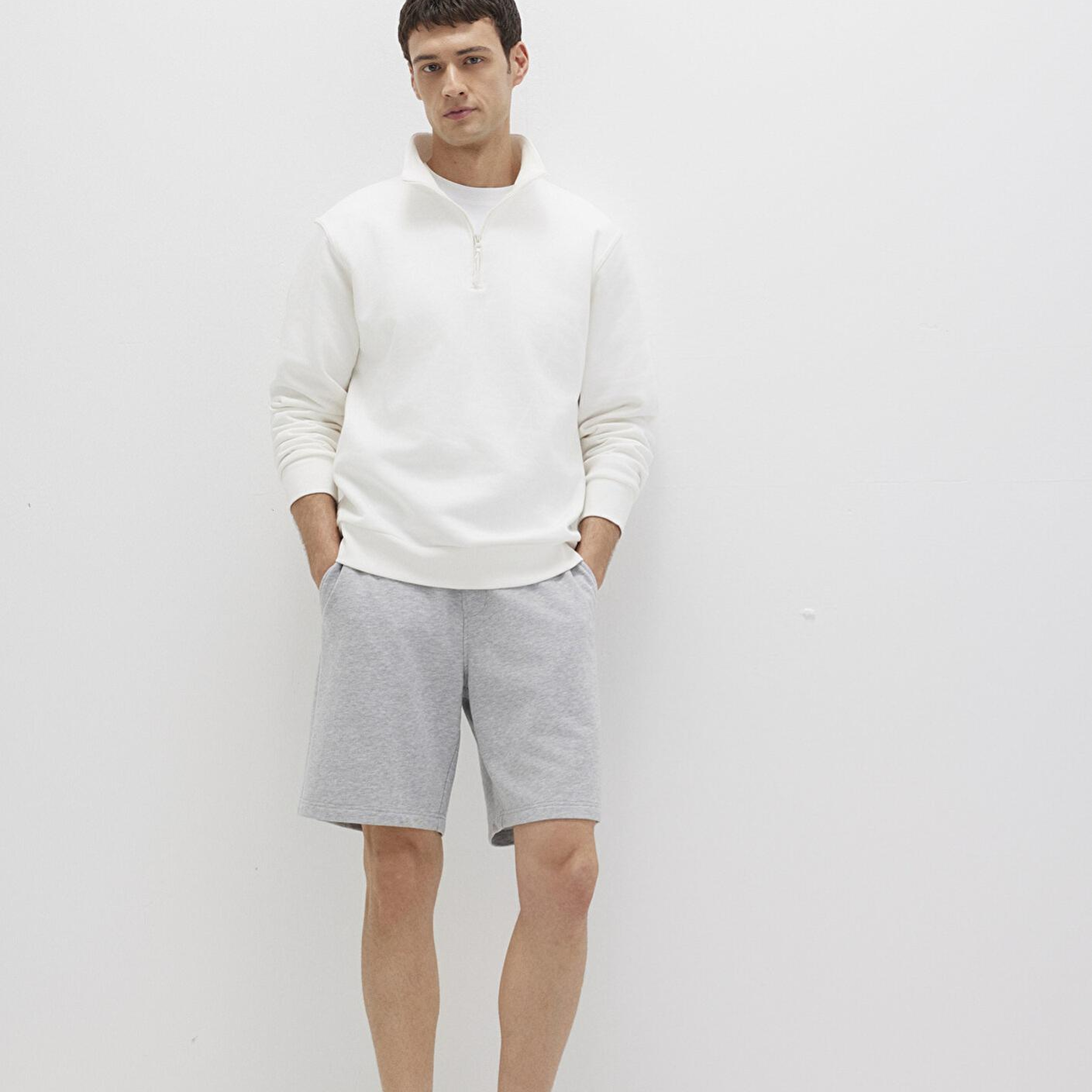 Mavi Gri Basic Şort 066935-35010