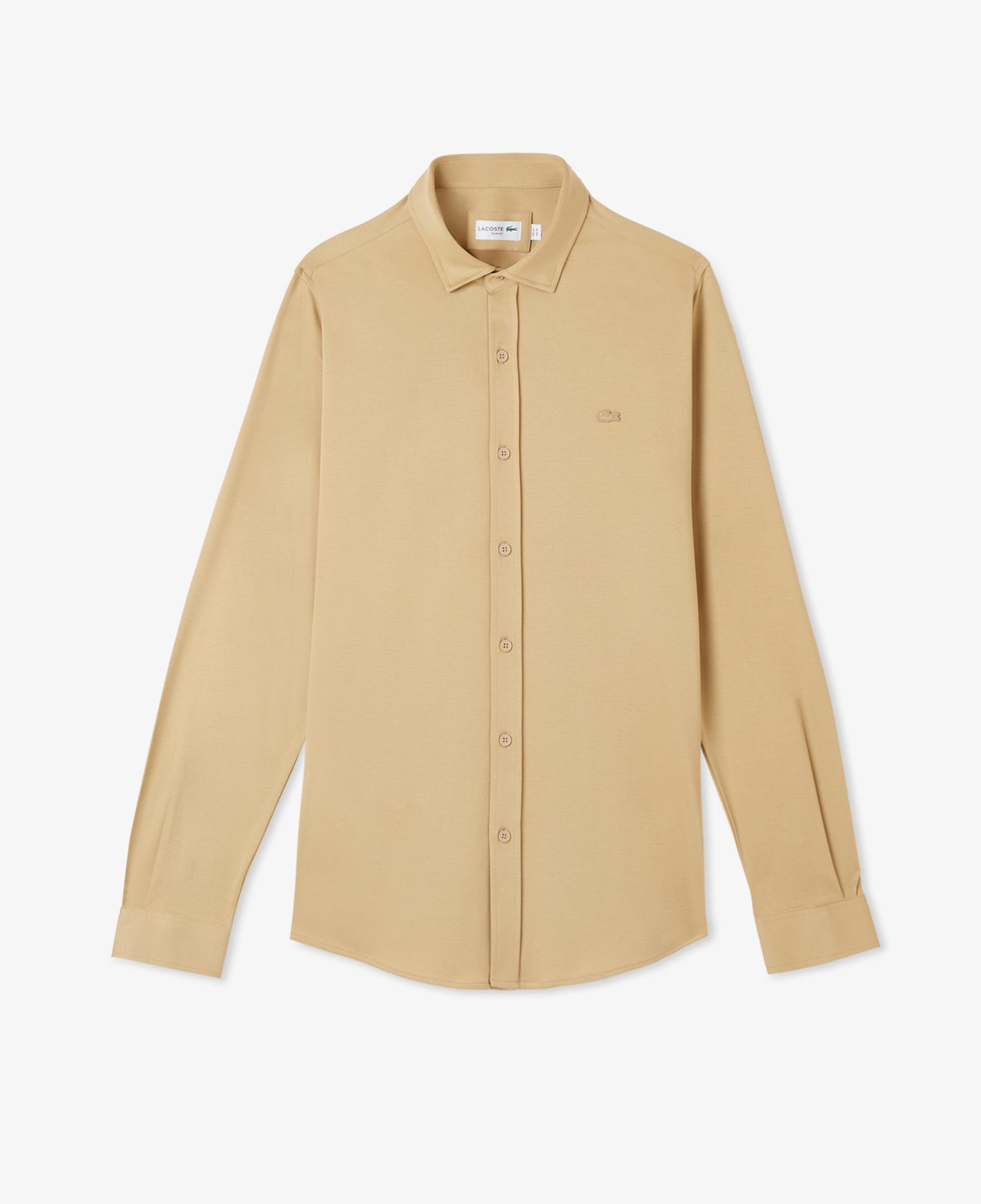 Lacoste Erkek Slim Fit Bej Gömlek
