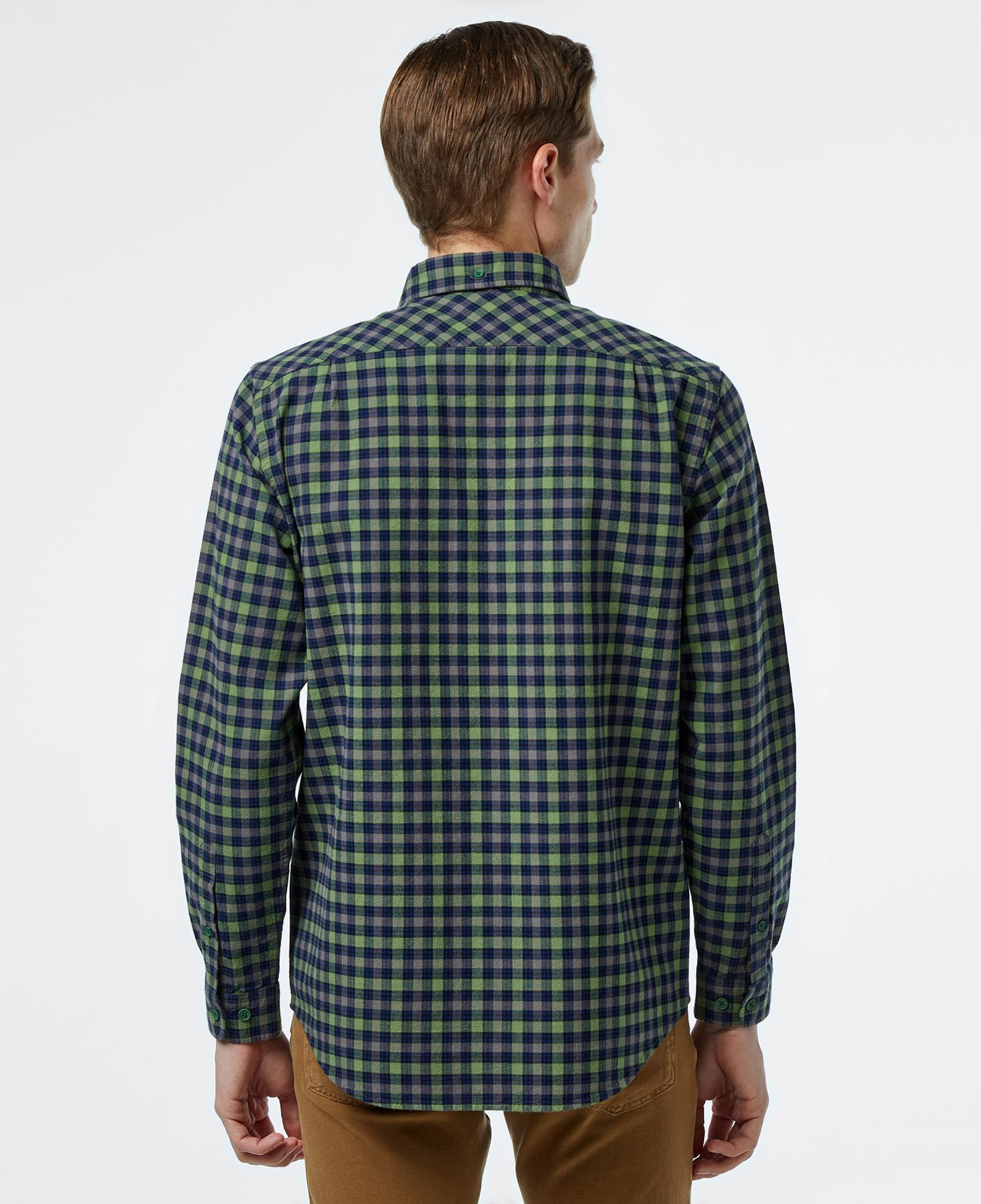 Lacoste Erkek Regular Fit Ekose Yeşil Gömlek