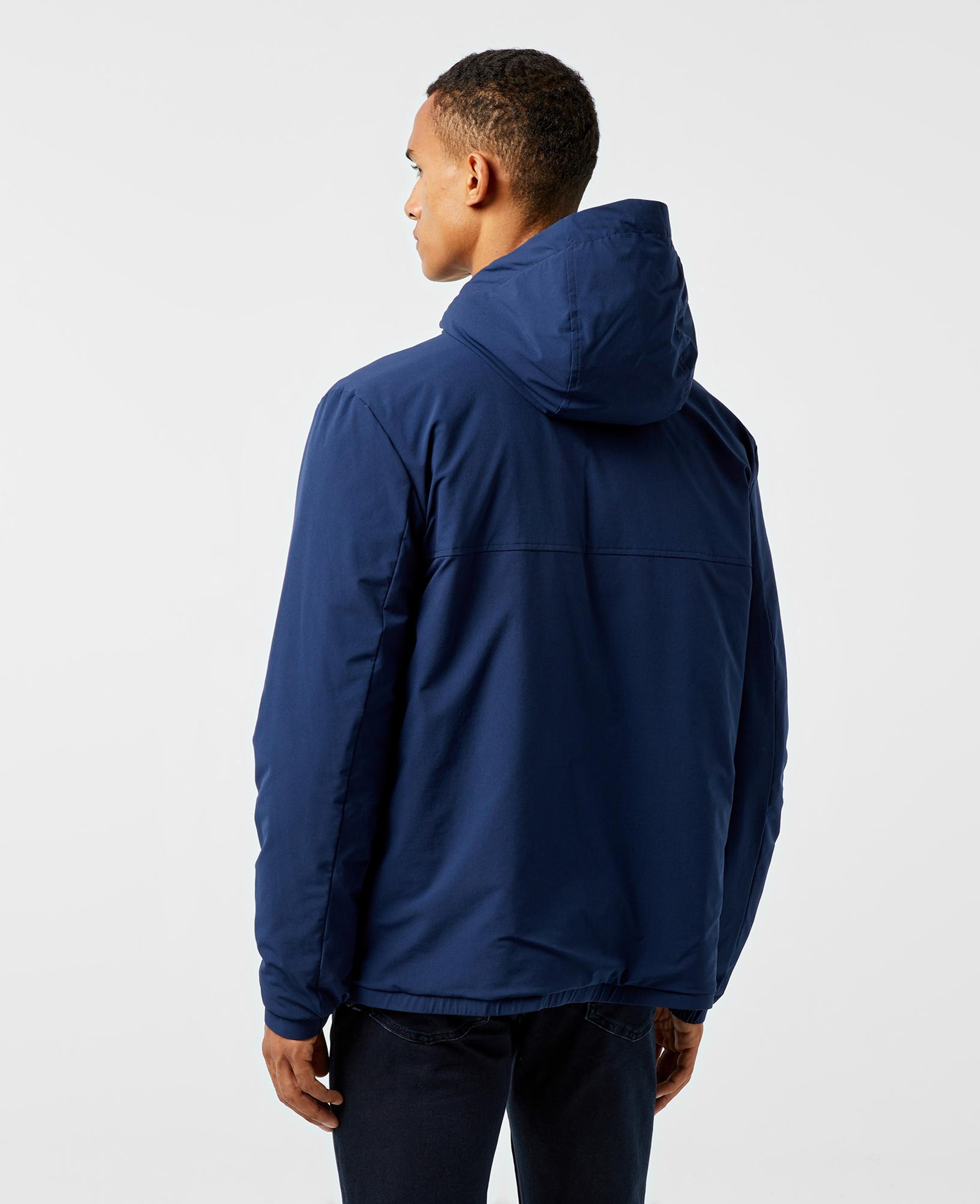 Lacoste Erkek Relaxed Fit Kapüşonlu Lacivert Yağmurluk
