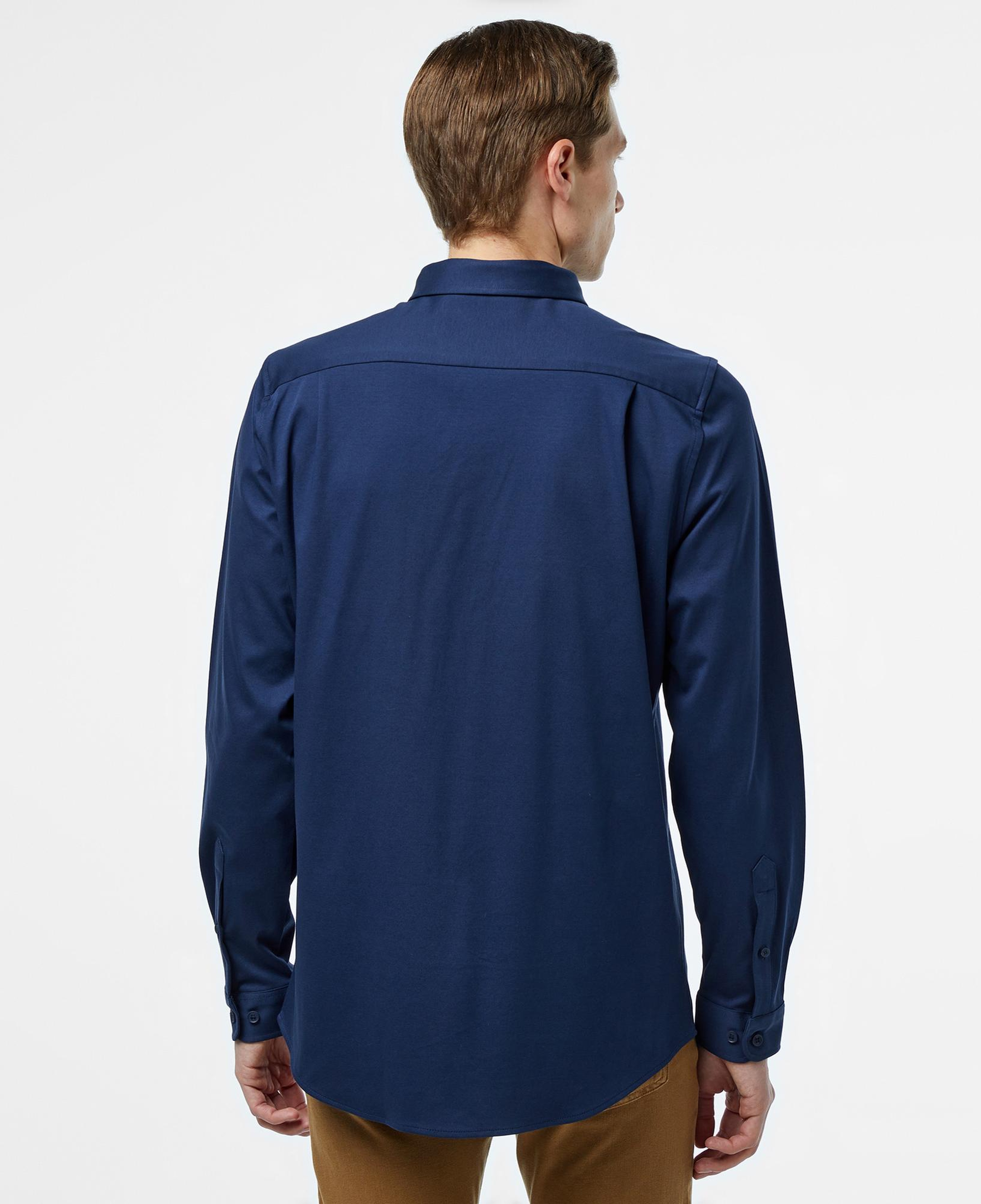 Erkek Slim Fit Lacivert Gömlek