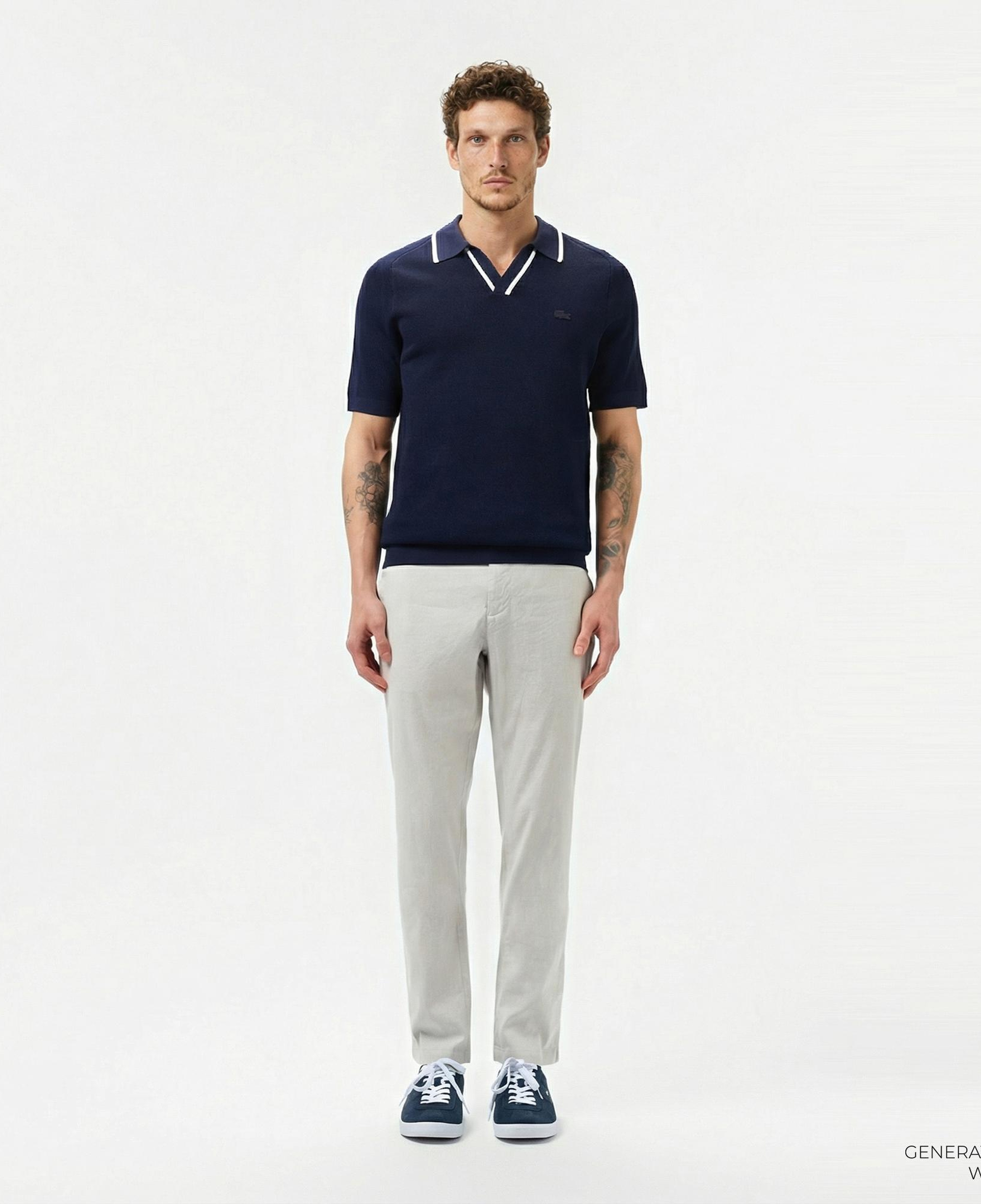 Lacoste Erkek Slim Fit Gri Pantolon