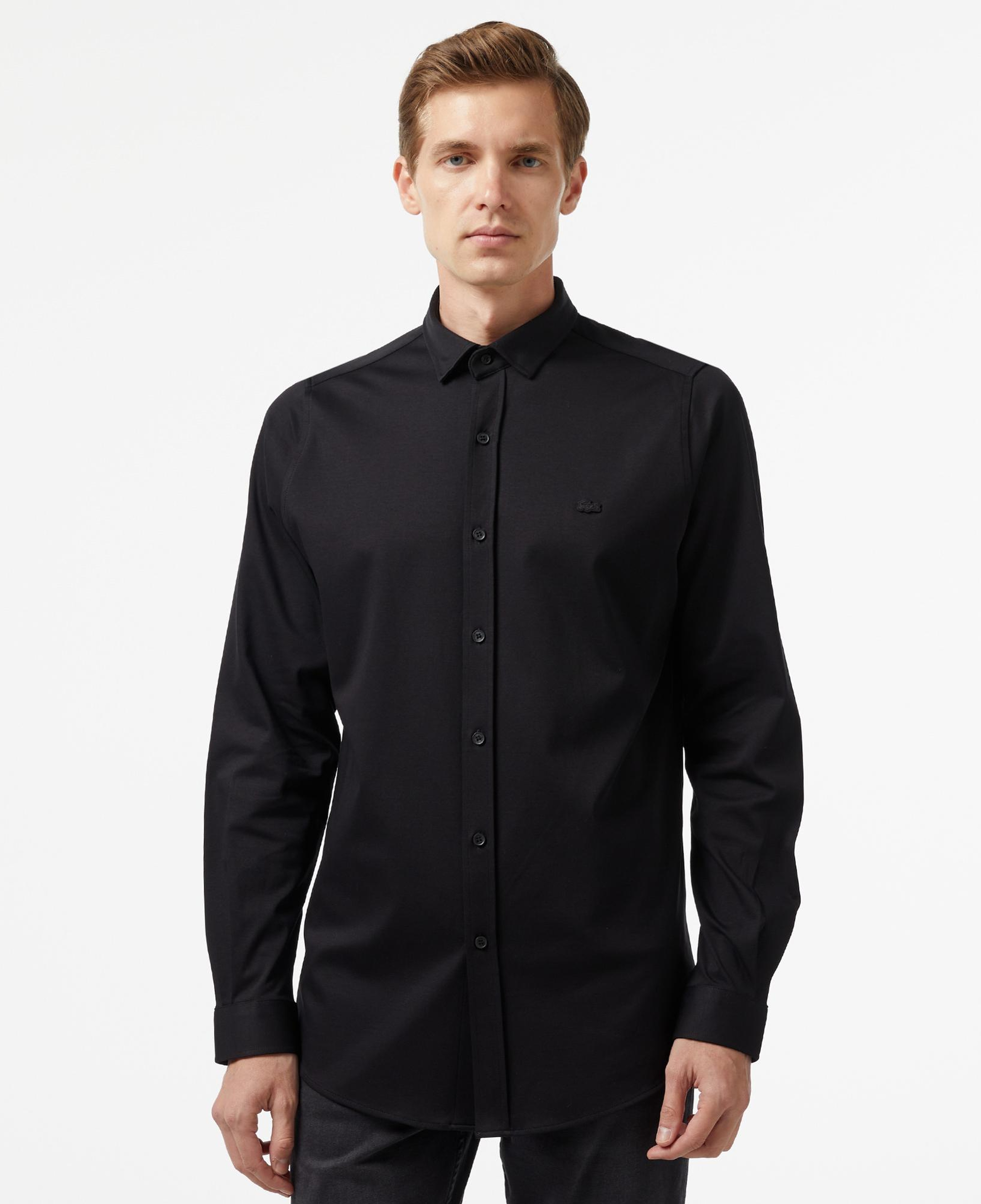 Lacoste Erkek Slim Fit Siyah Gömlek