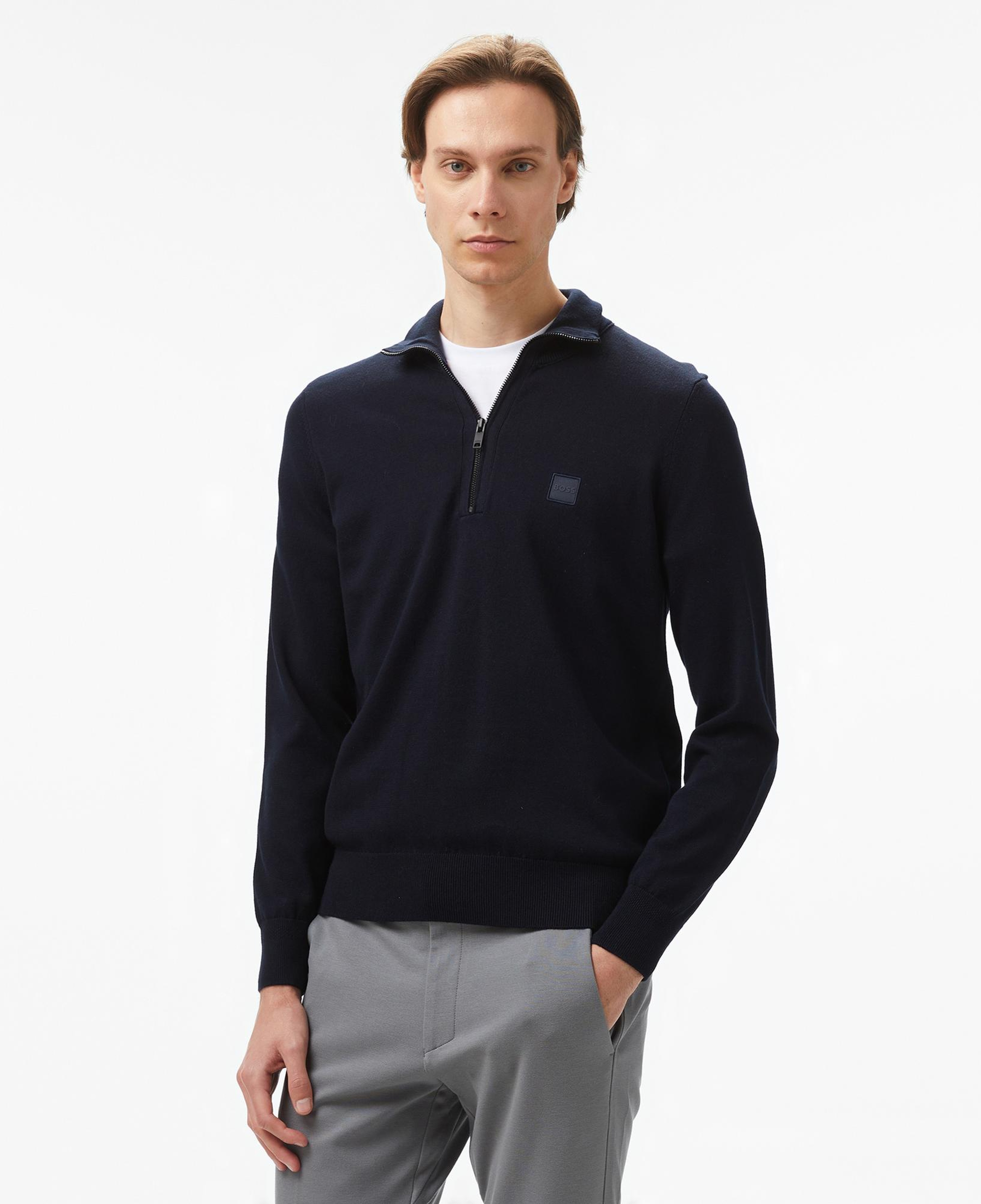 Boss Kanobix Erkek Lacivert Triko