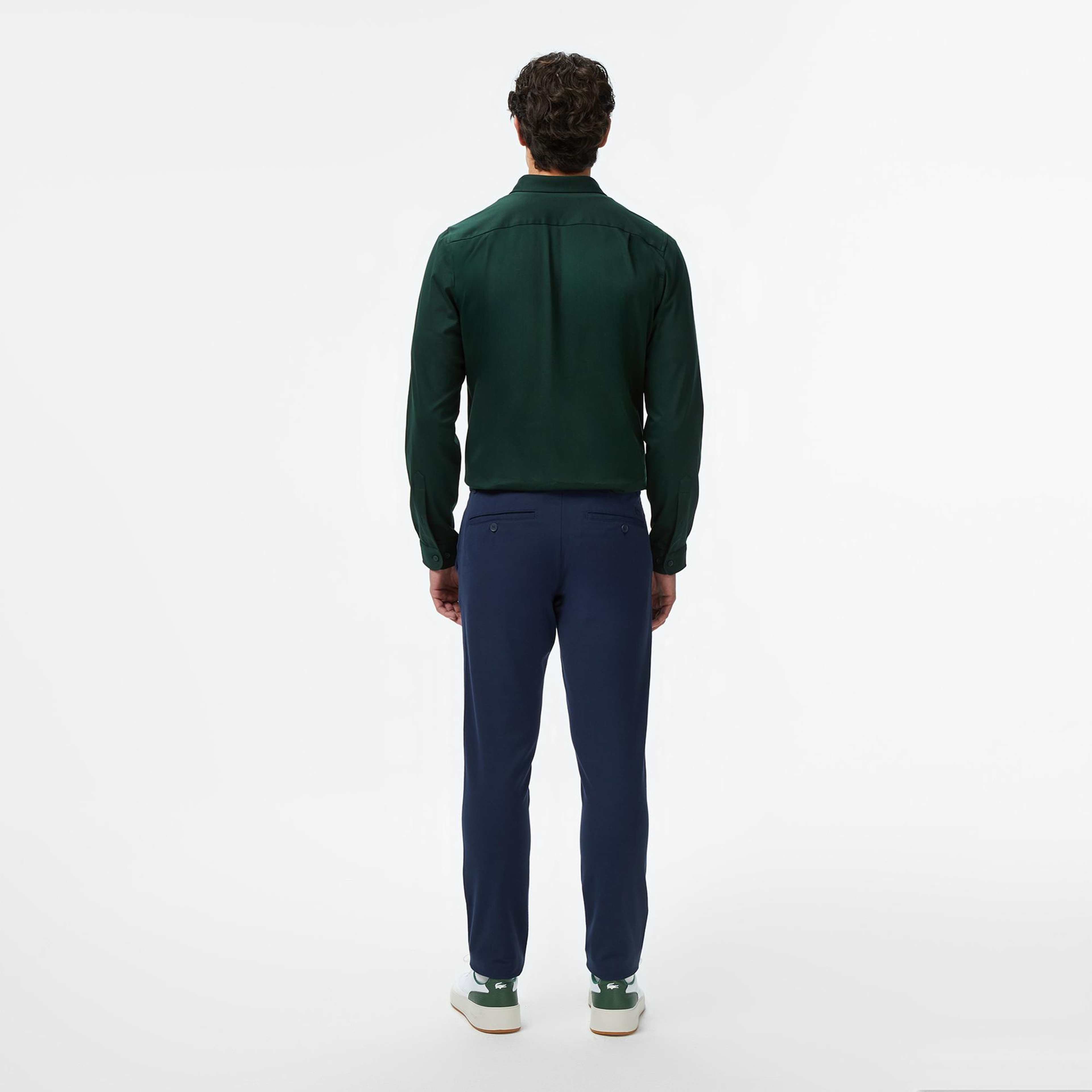 Lacoste Erkek Slim Fit Lacivert Chino Pantolon