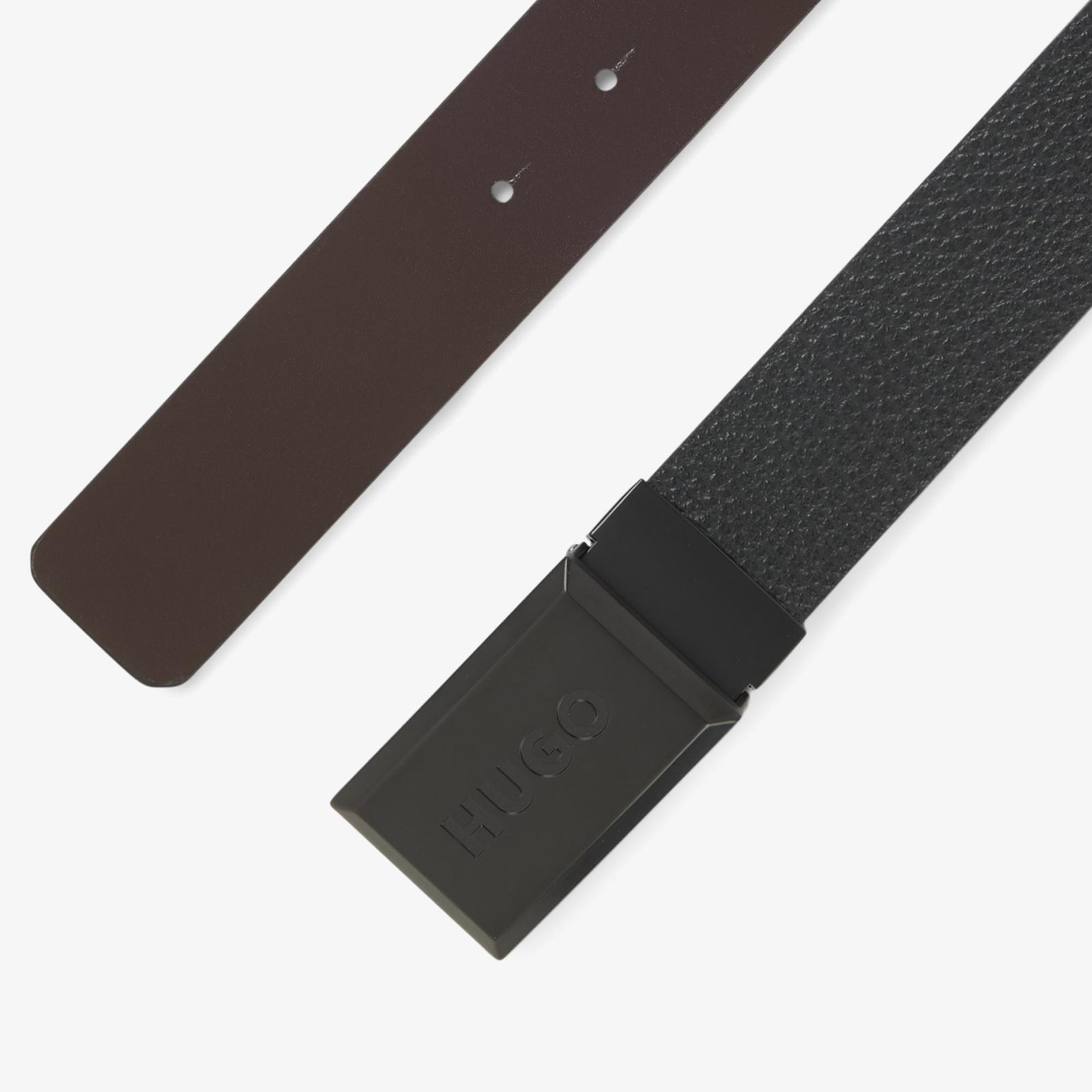 Hugo Garlond Erkek Siyah Kemer