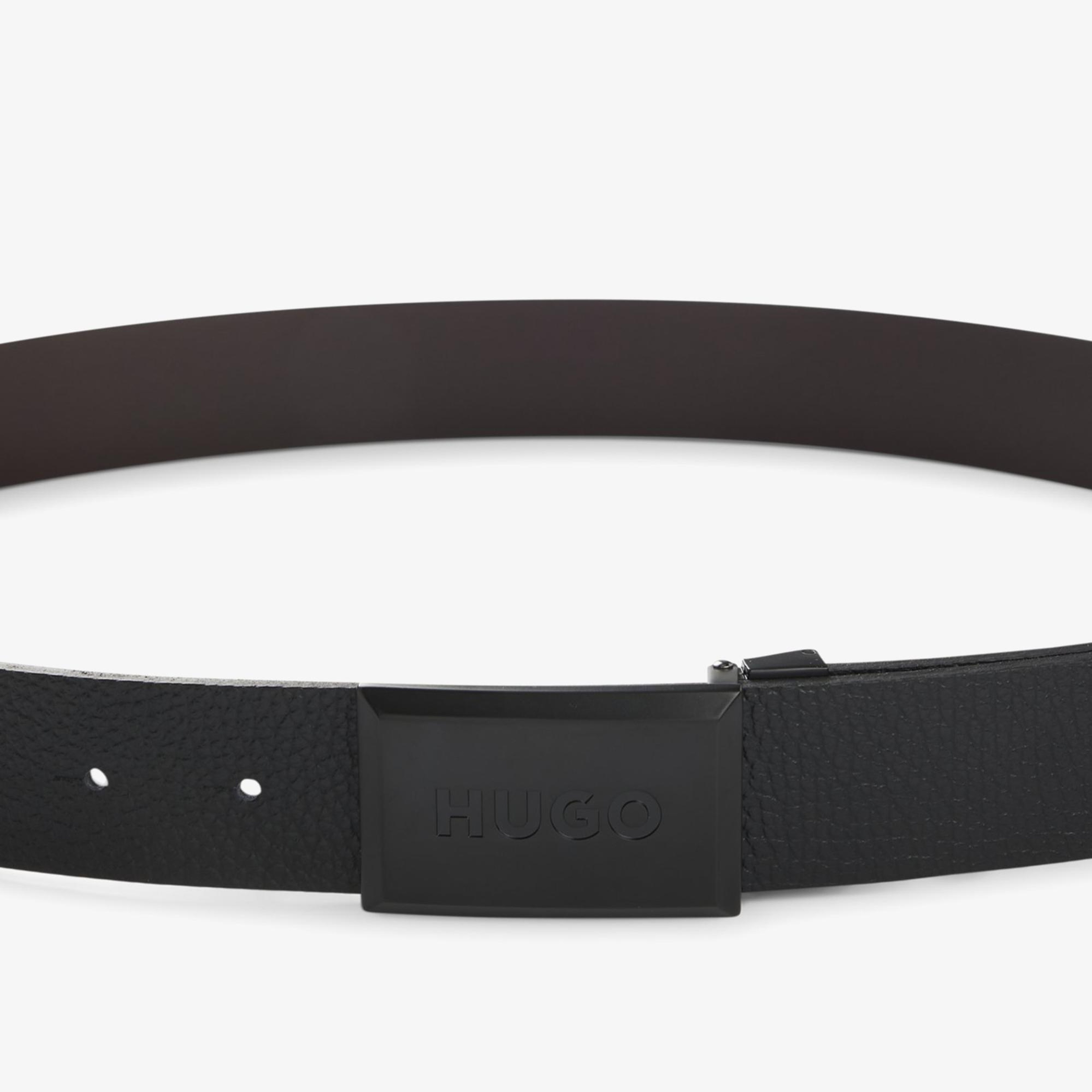 Hugo Garlond Erkek Siyah Kemer