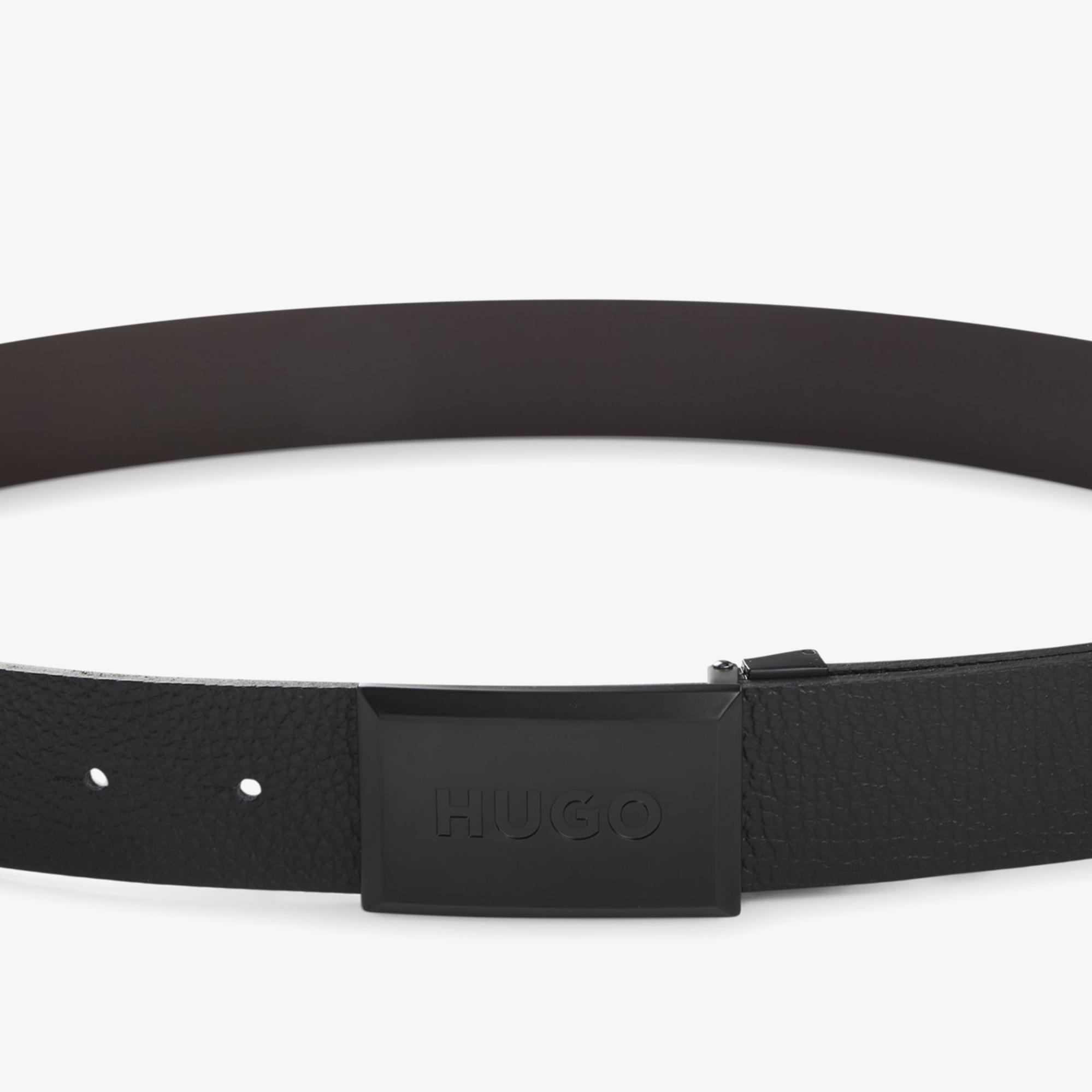 Hugo Garlond Erkek Siyah Kemer