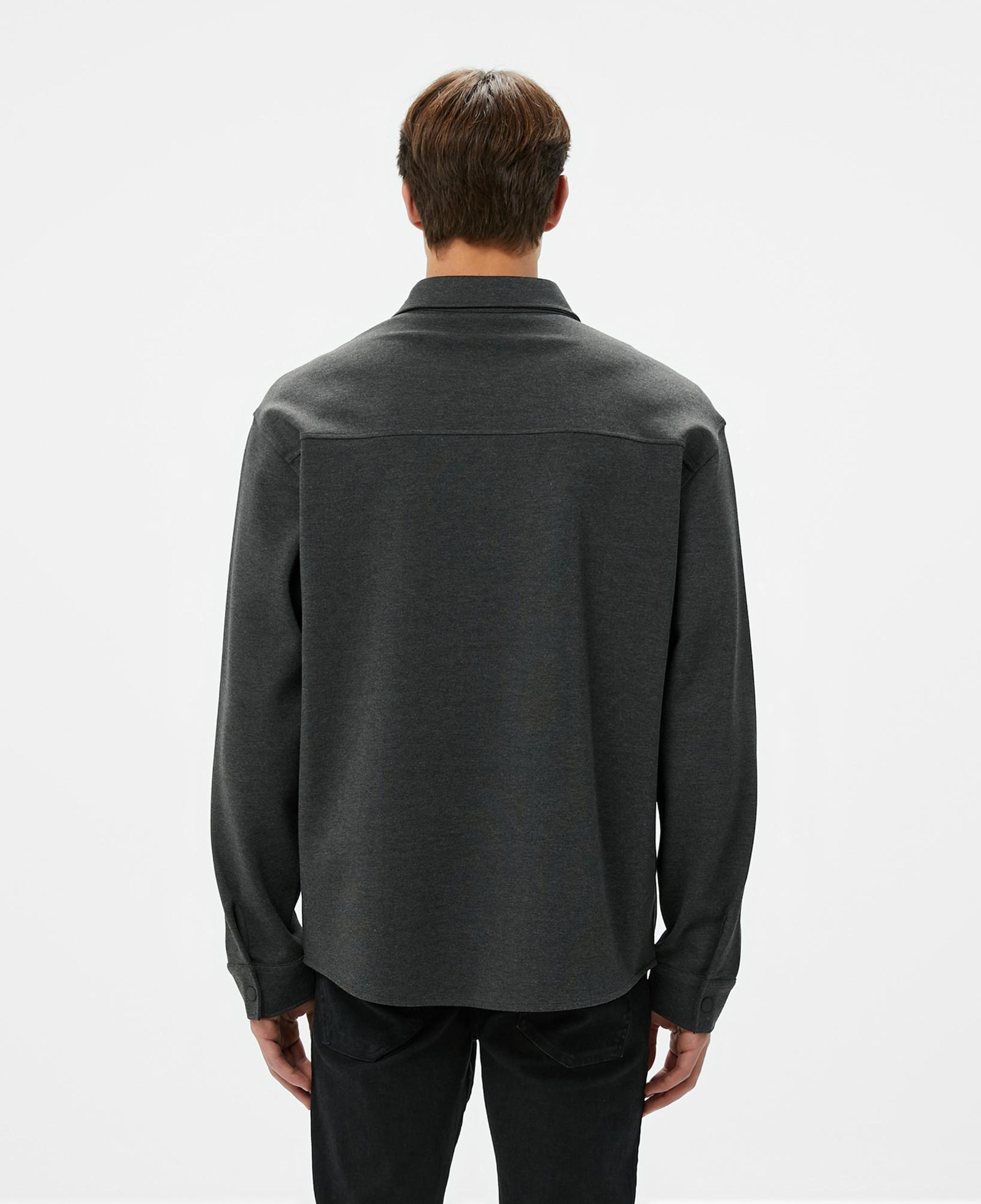 Lacoste Erkek Relaxed Fit Koyu Gri Gömlek