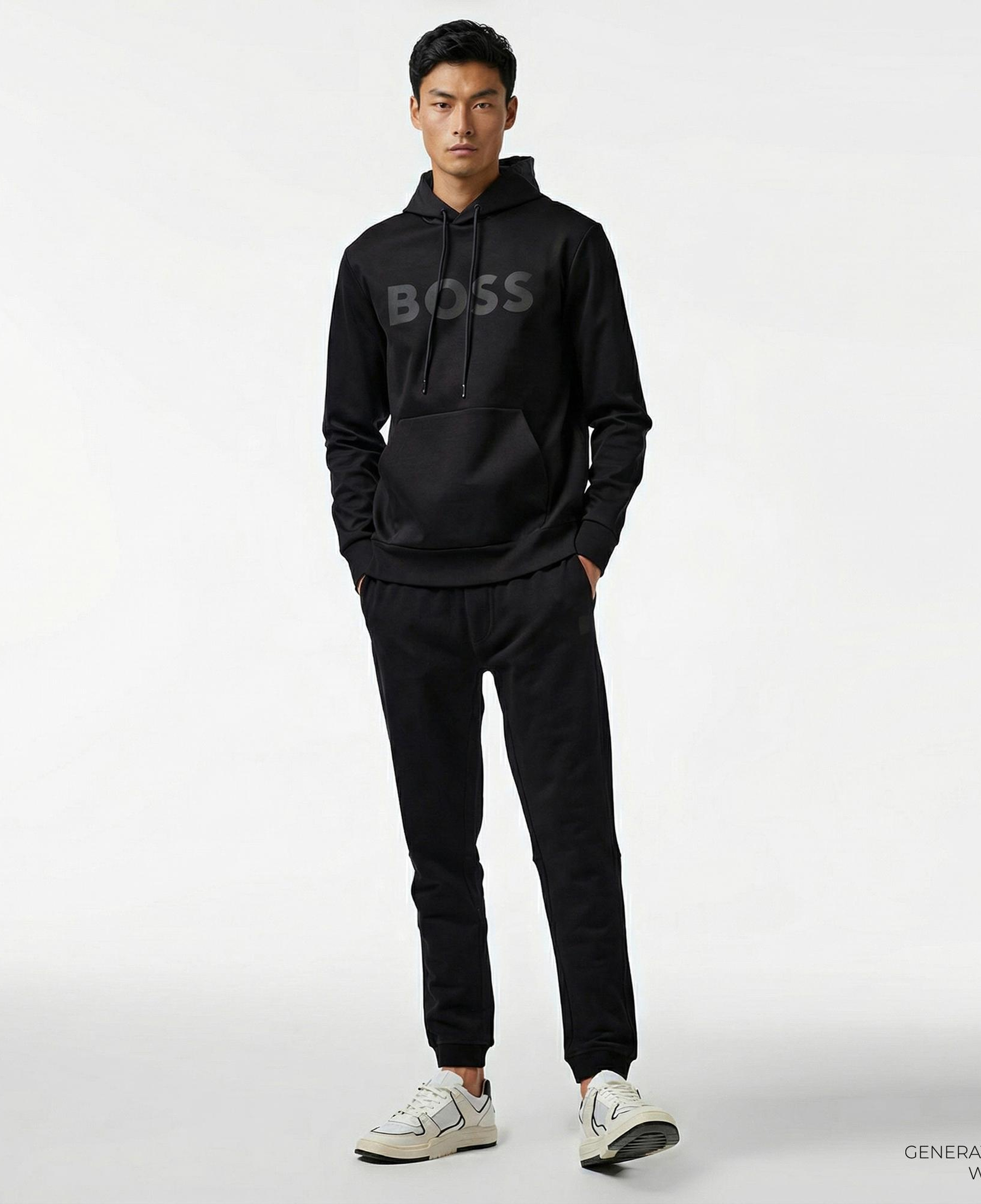 Boss Sestart Erkek Siyah Eşofman Altı