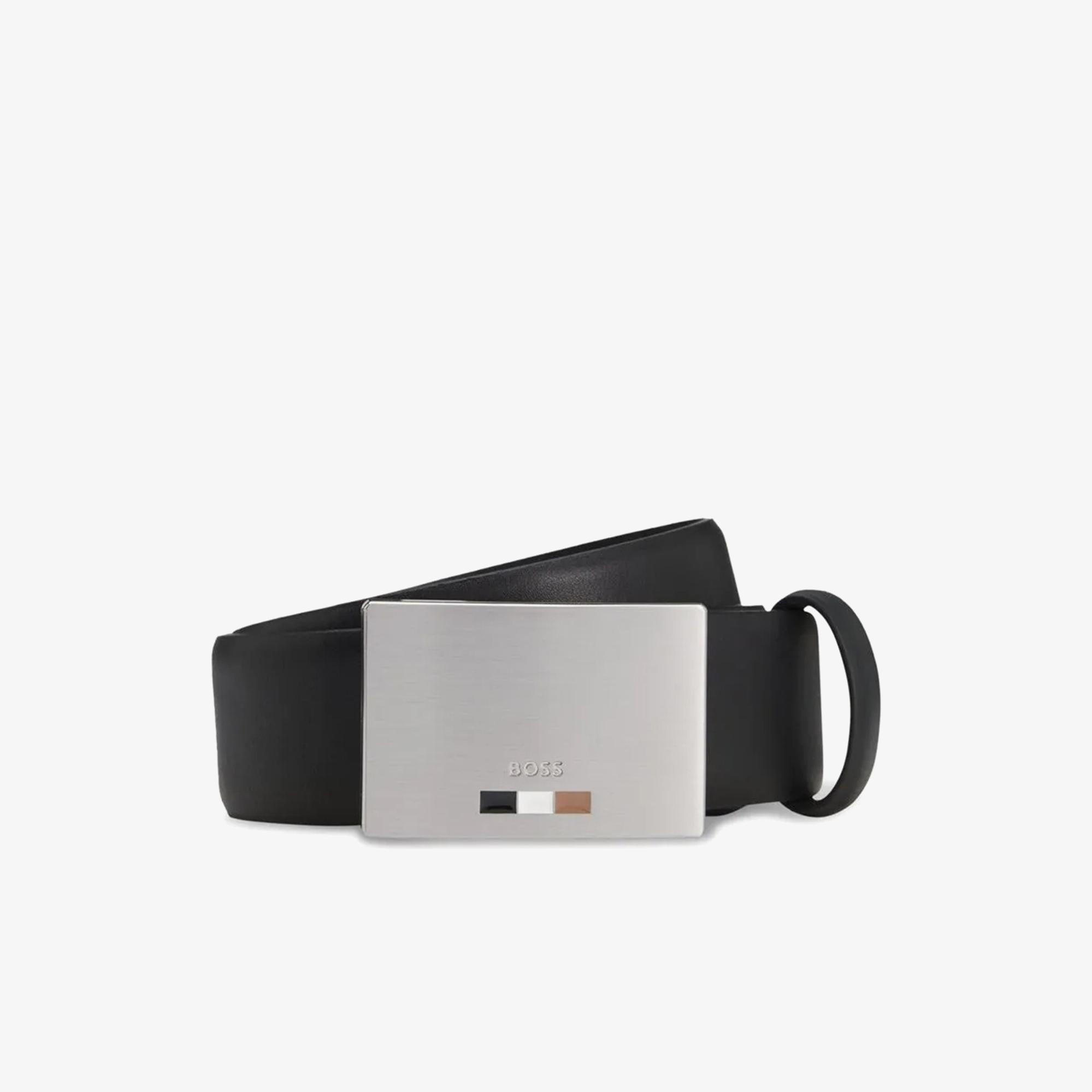 Boss Strom Icon Erkek Siyah Kemer