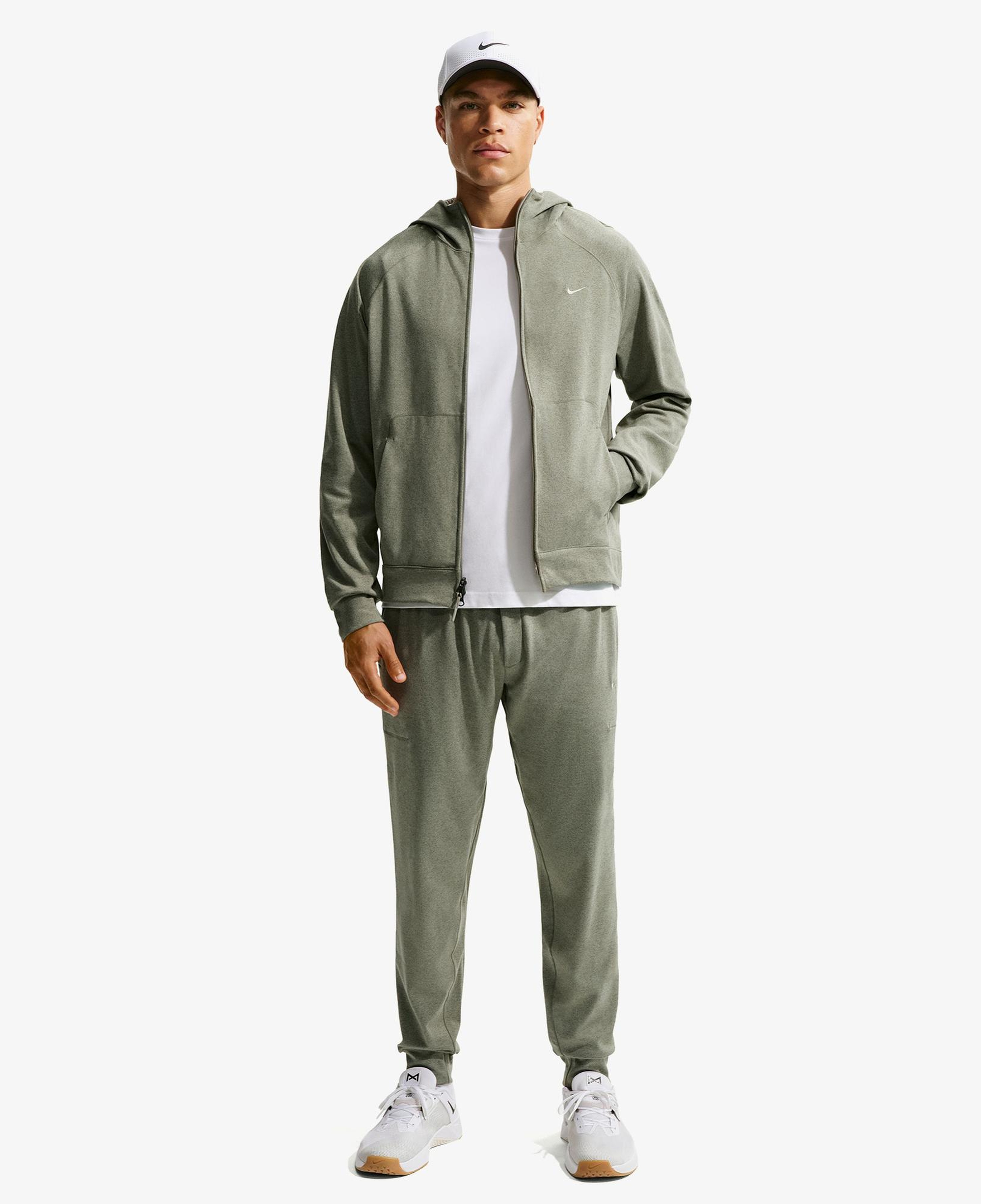 Nike Dri-Fit Primary Nano Erkek Haki Hoodie