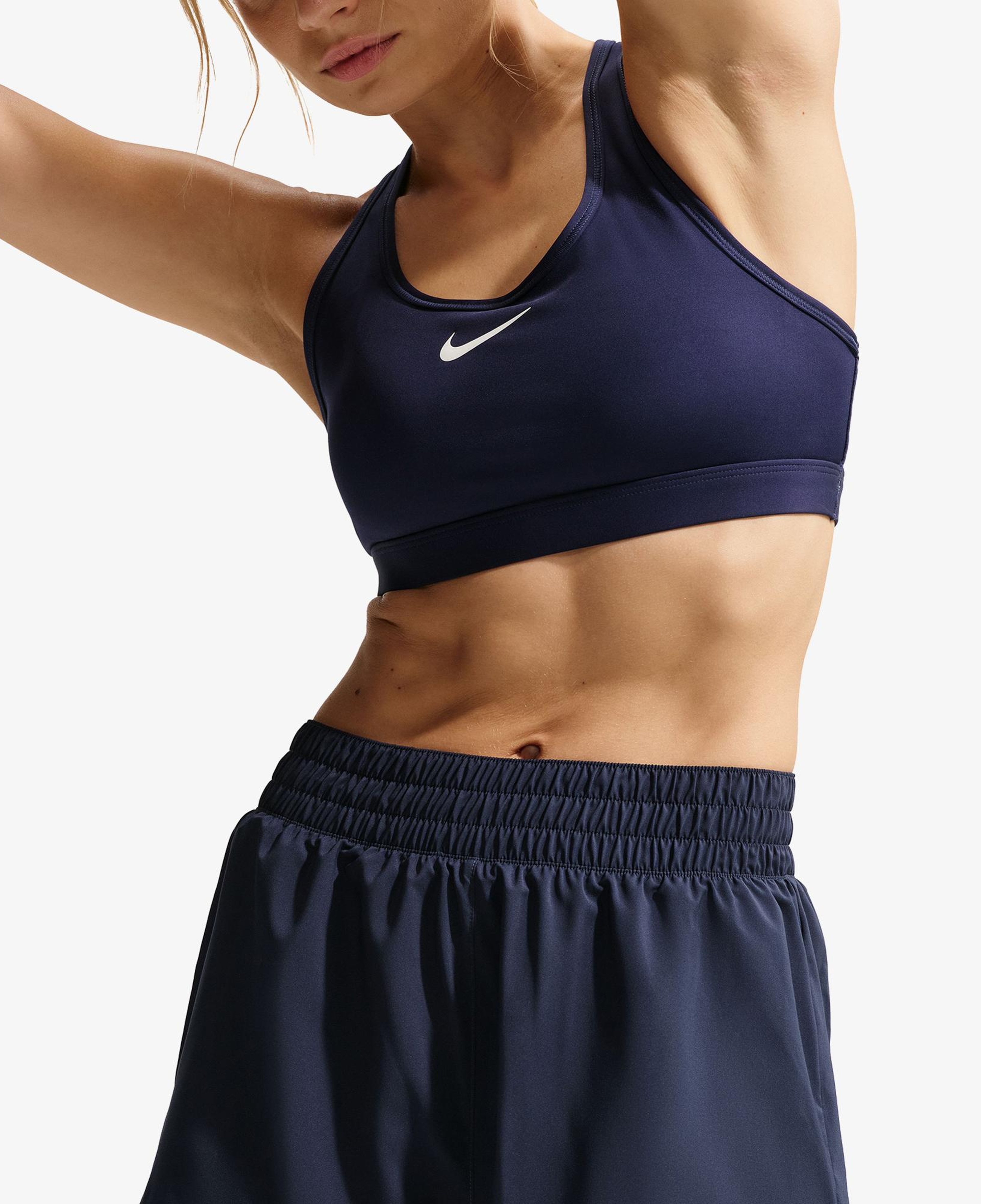 Nike Dri-Fit One Yüksek Belli 8 cm Kadın Lacivert Şort