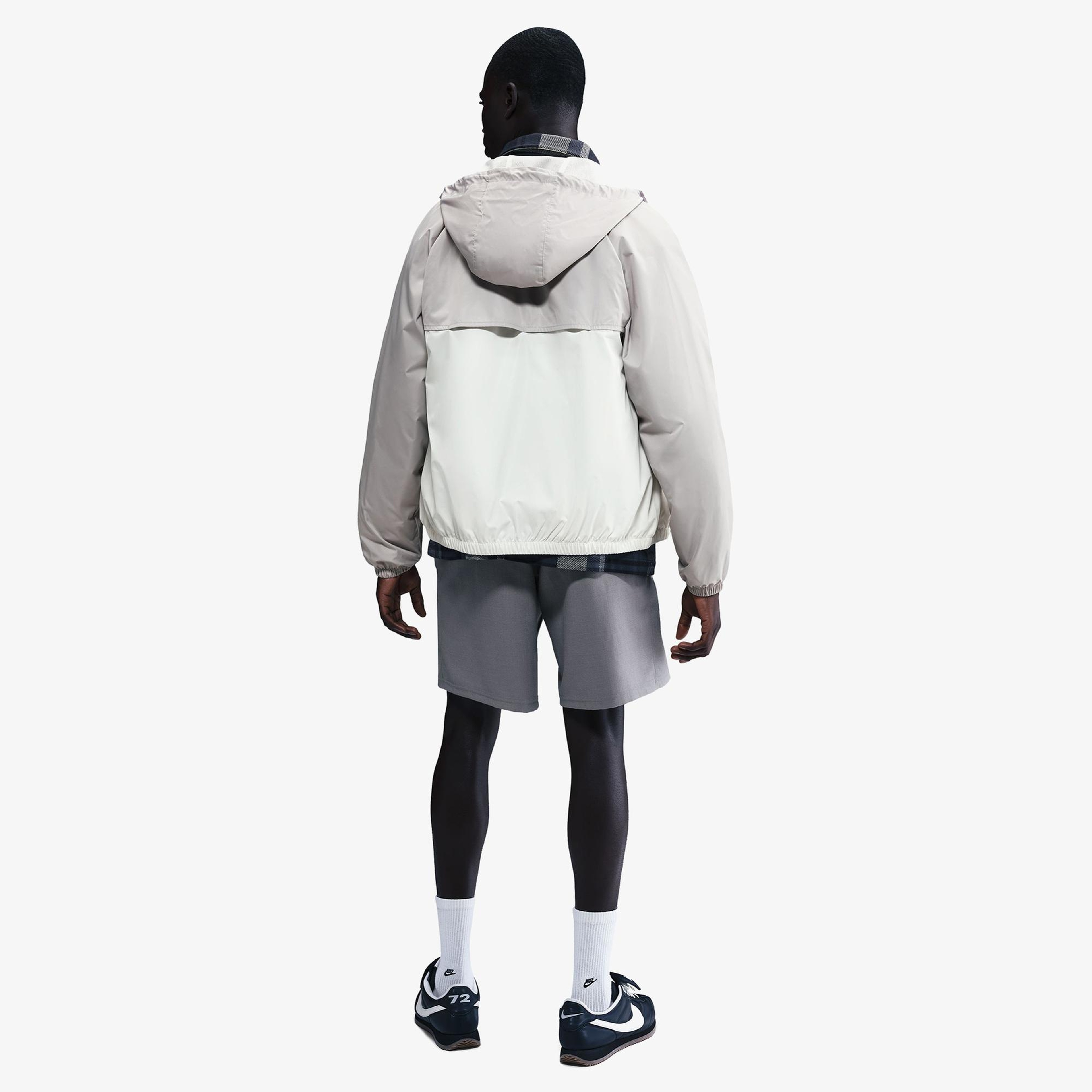 Nike Windrunner Erkek Beyaz Ceket