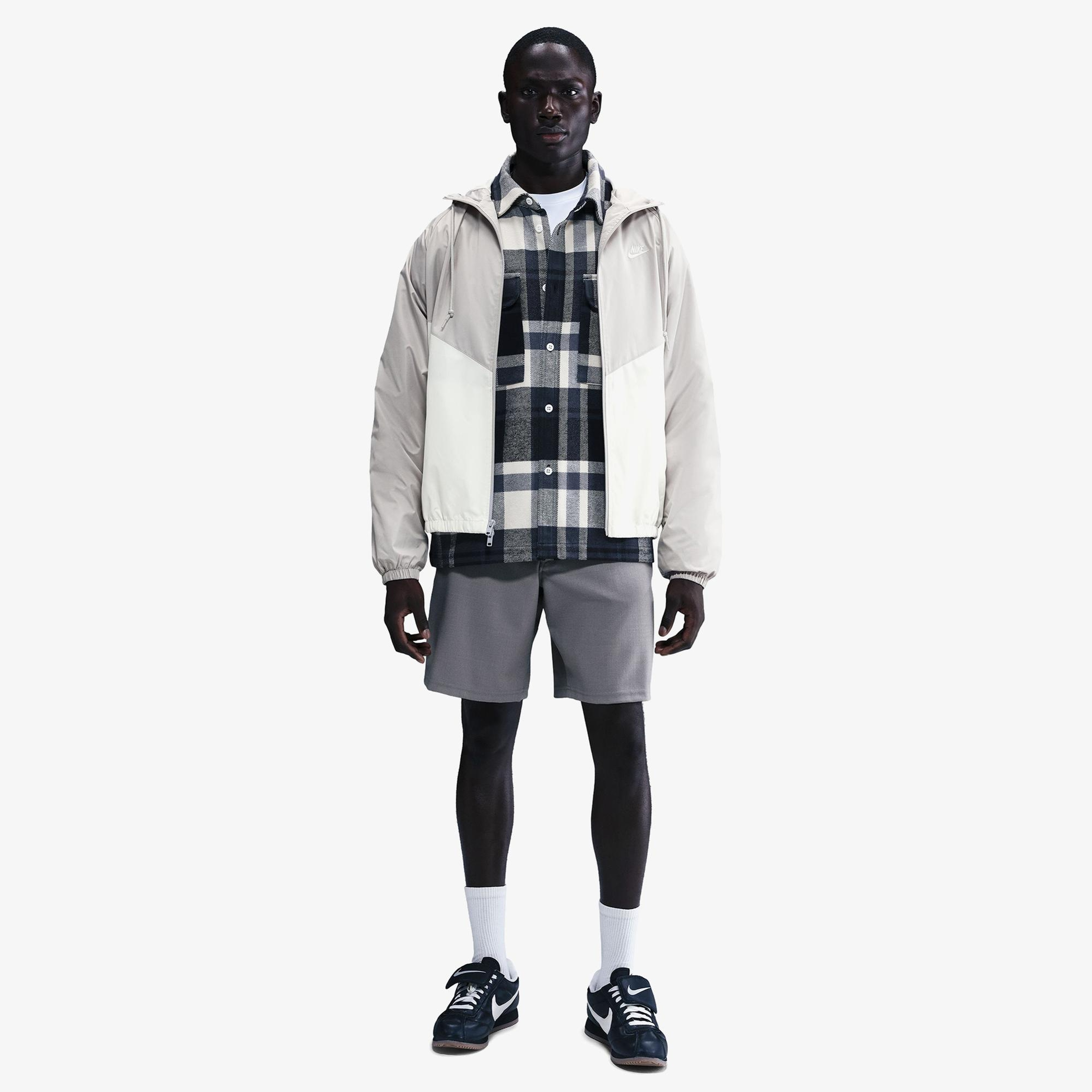Nike Windrunner Erkek Beyaz Ceket