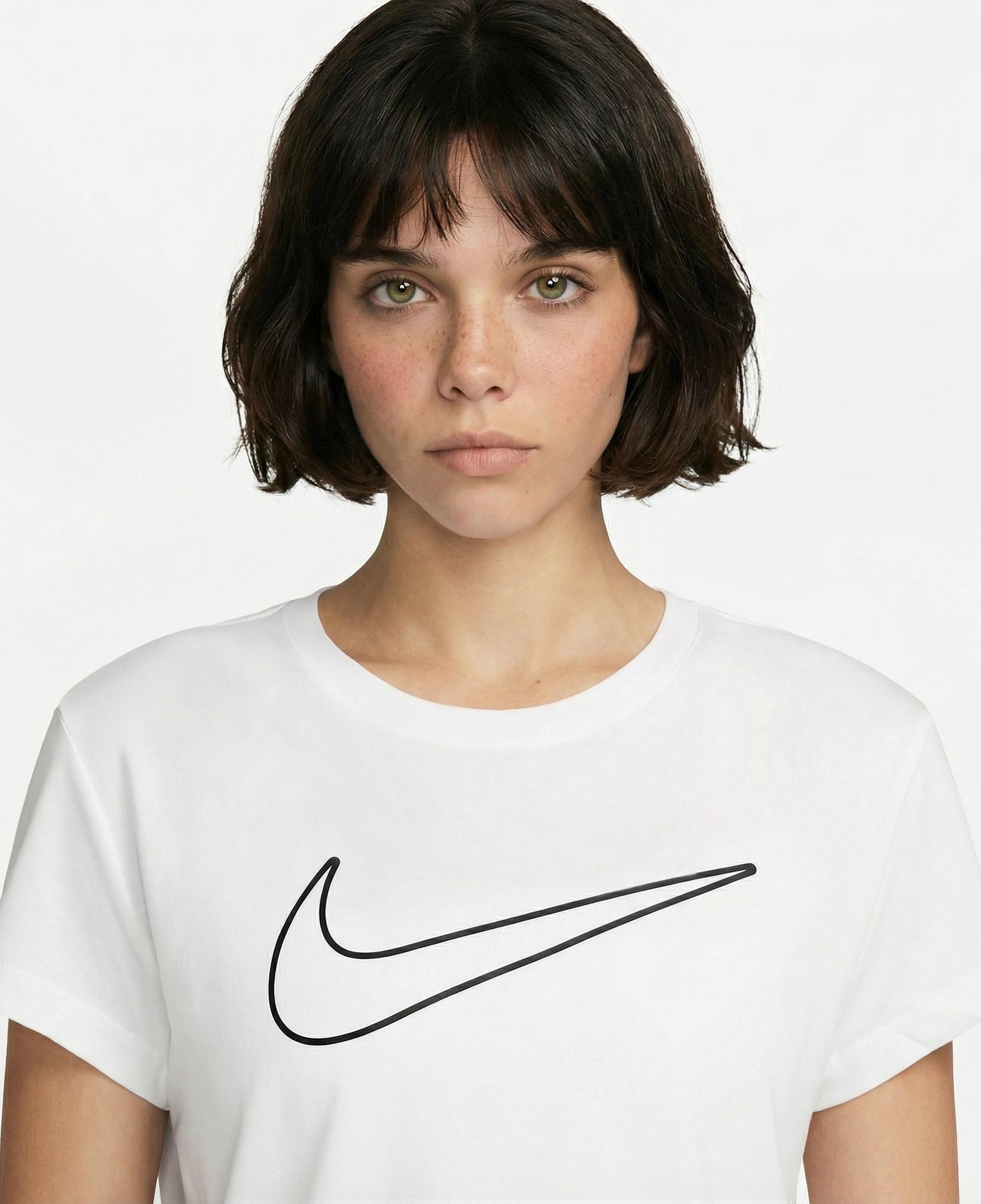Nike Sportswear Club Kadın Beyaz T-Shirt