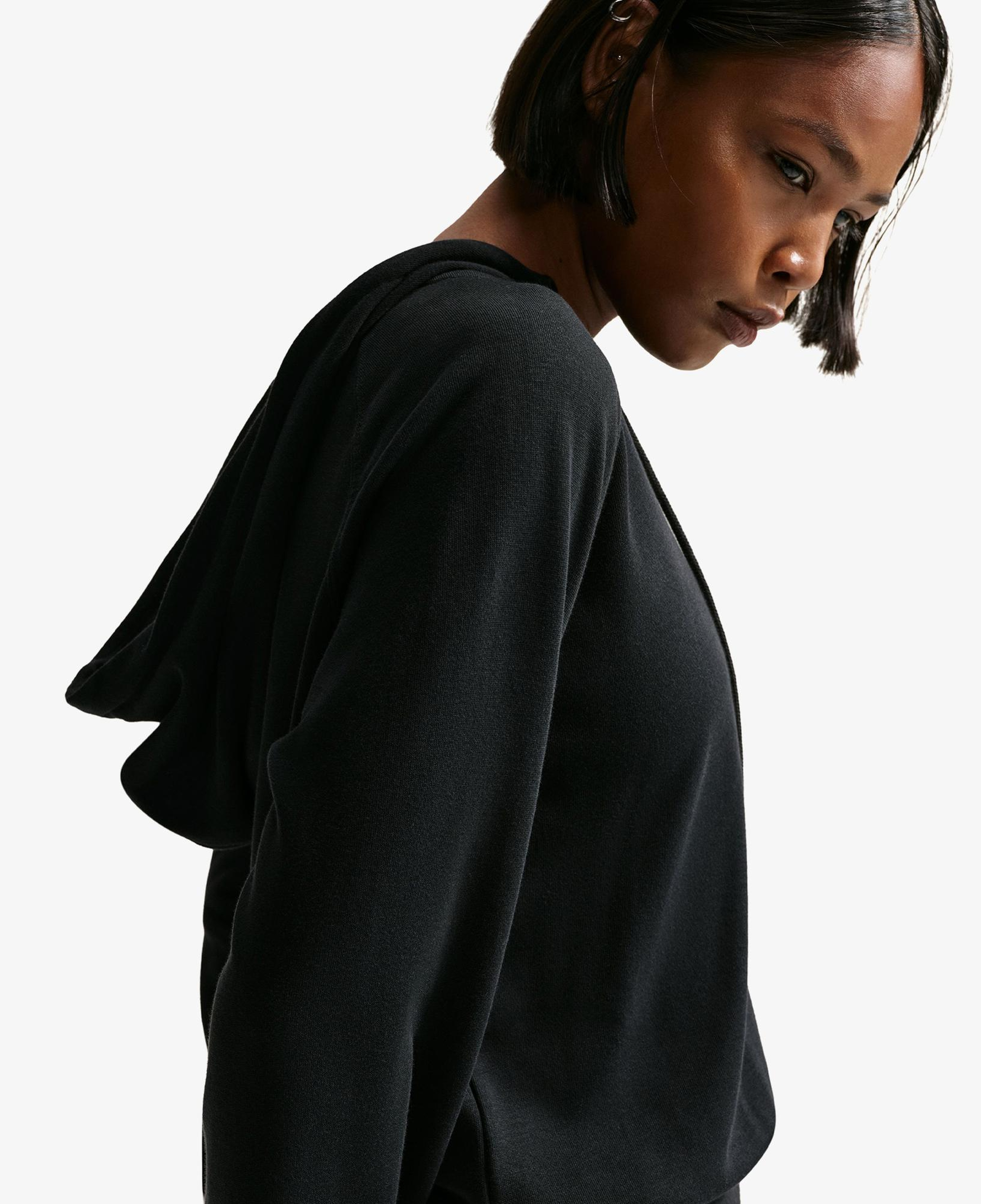 Nike Sportswear Chill Terry Kadın Siyah Sweatshirt