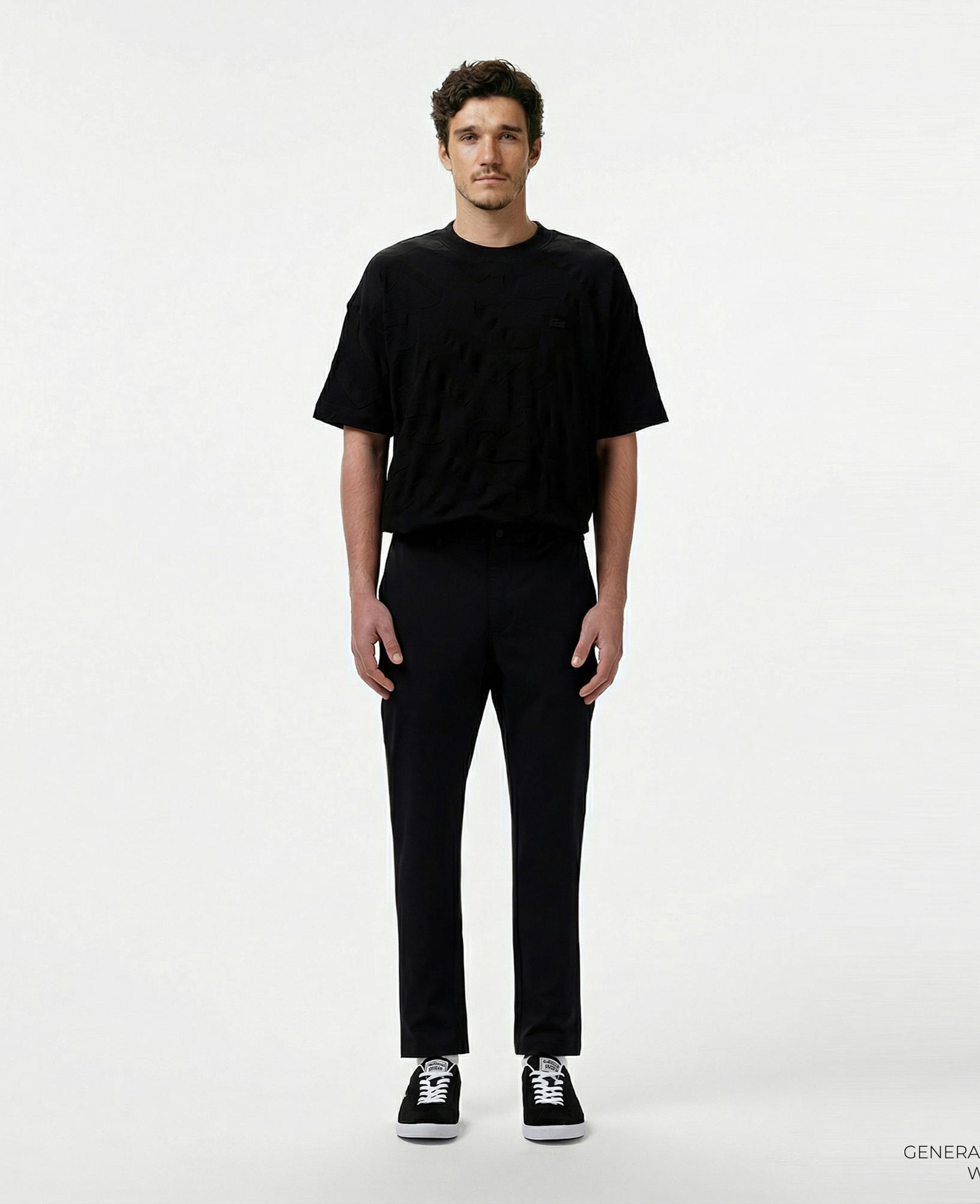 Lacoste Erkek Siyah Pantolon