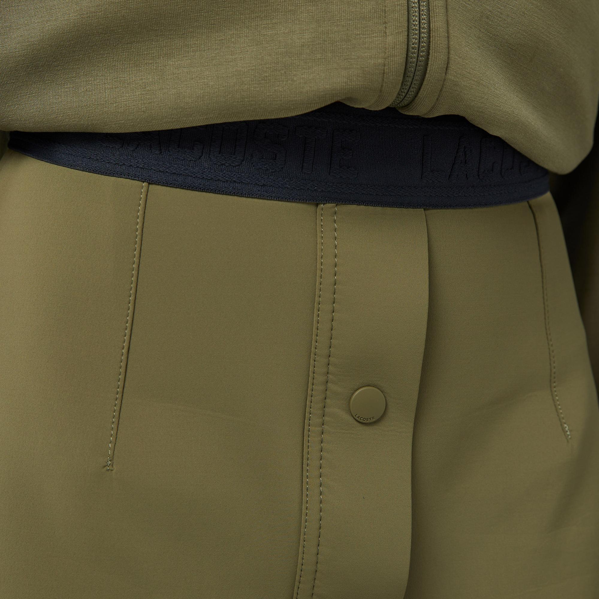 Lacoste Kadın Classic Fit Haki Etek