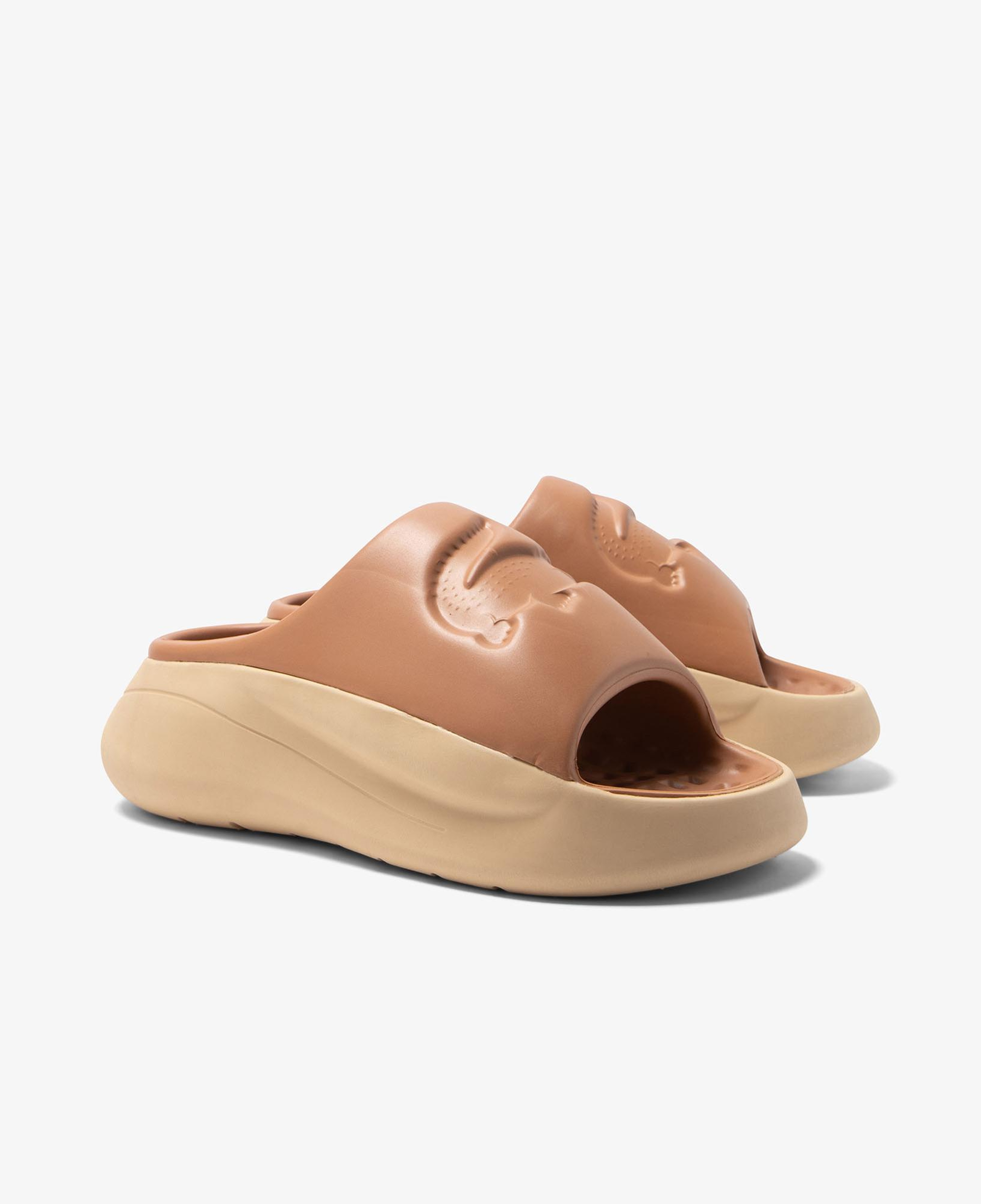 Lacoste Serve 3.0 Kadın Kahverengi Terlik