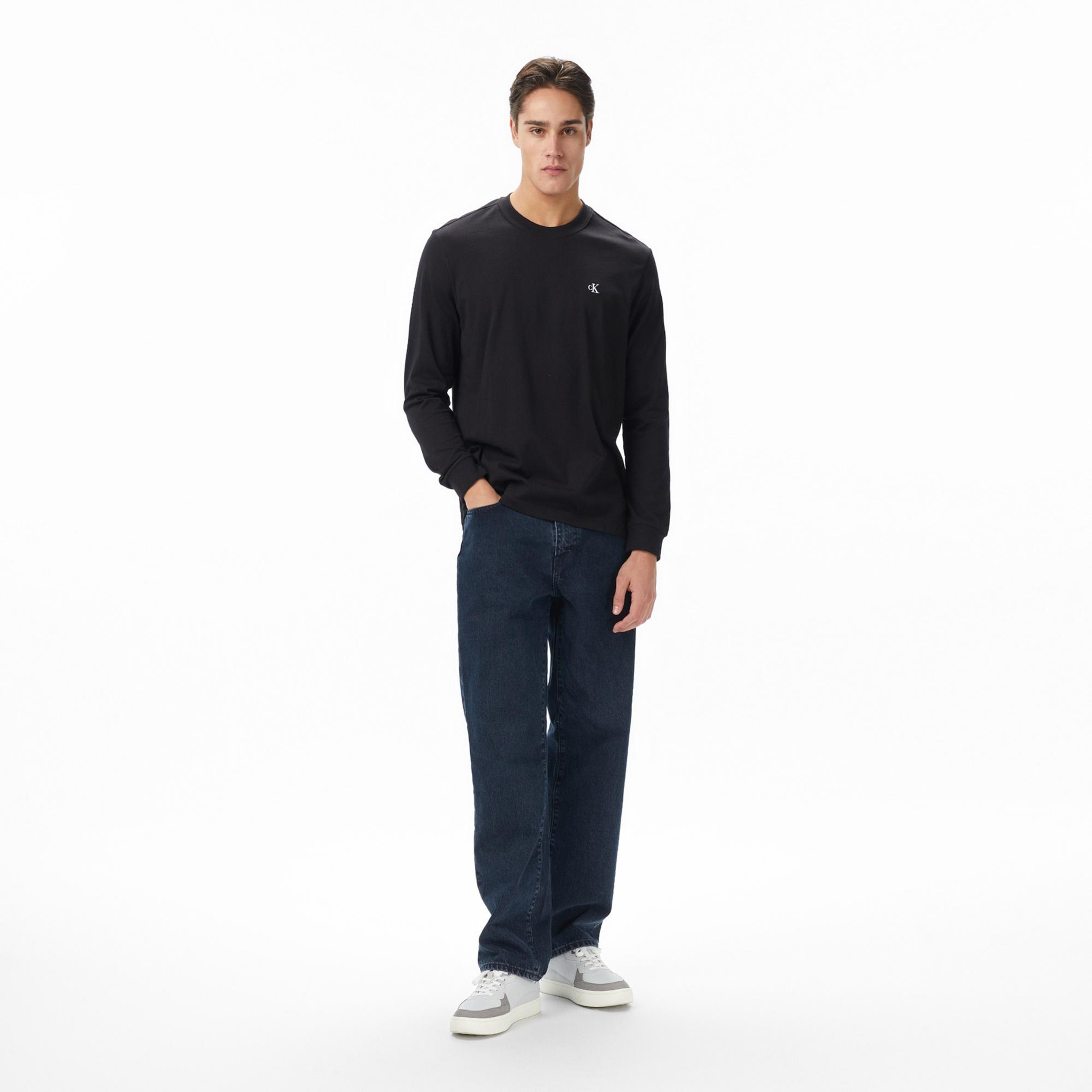 Calvin Klein Easy Monogram Erkek Siyah T-Shirt
