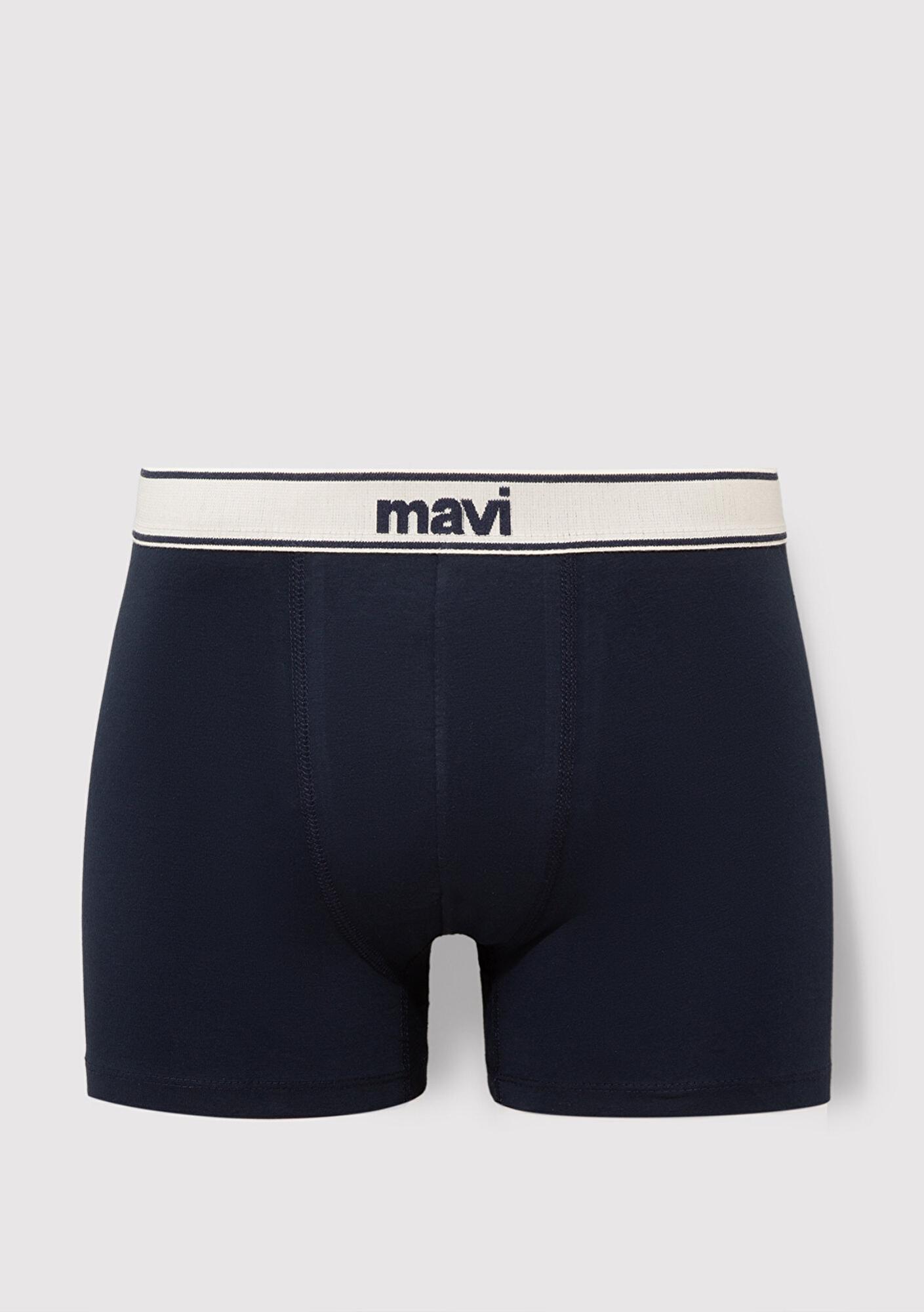 Mavi Lacivert Basic Boxer 092463-33648