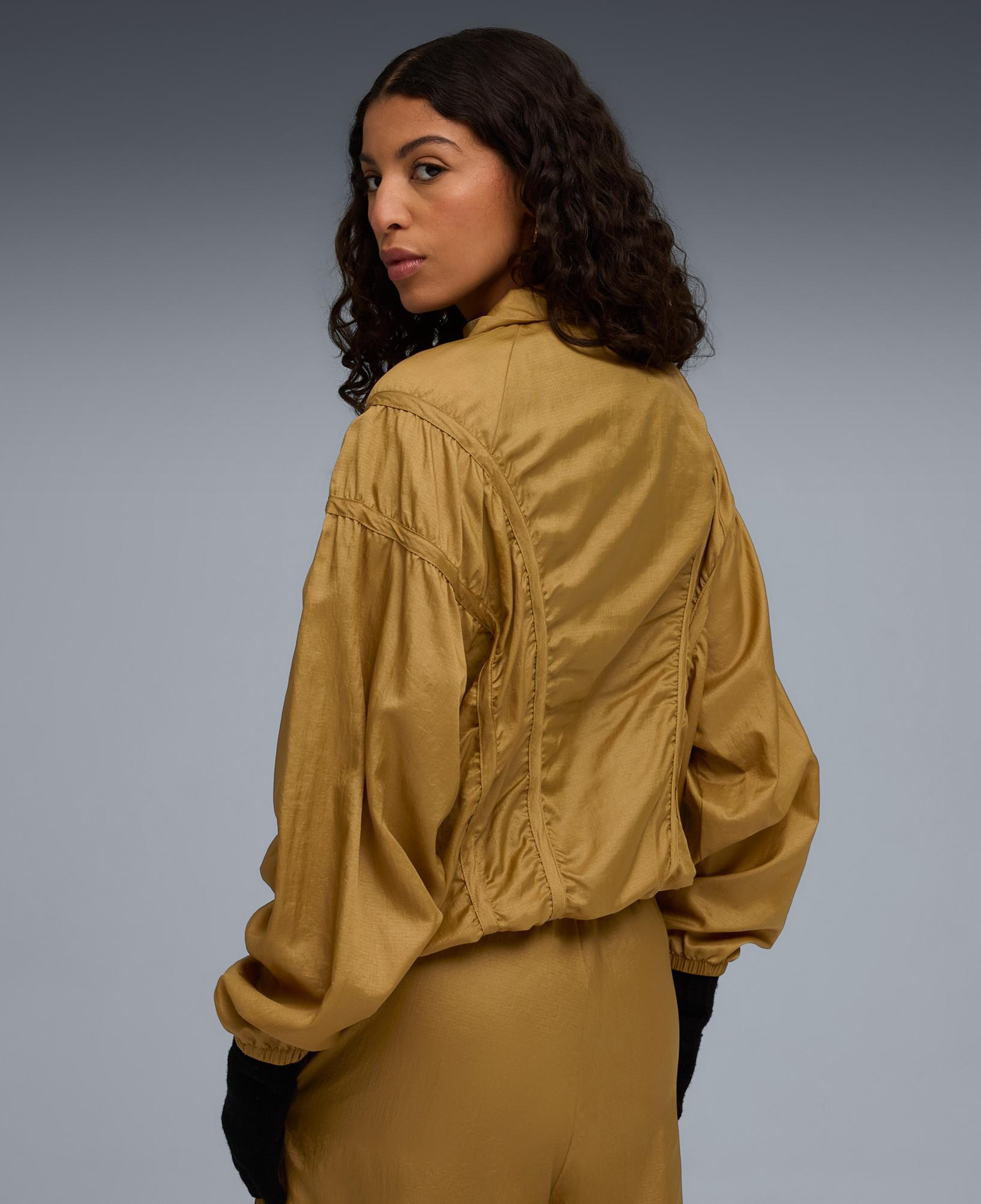 Puma Dare To Oversized Woven Kadın Sarı Ceket