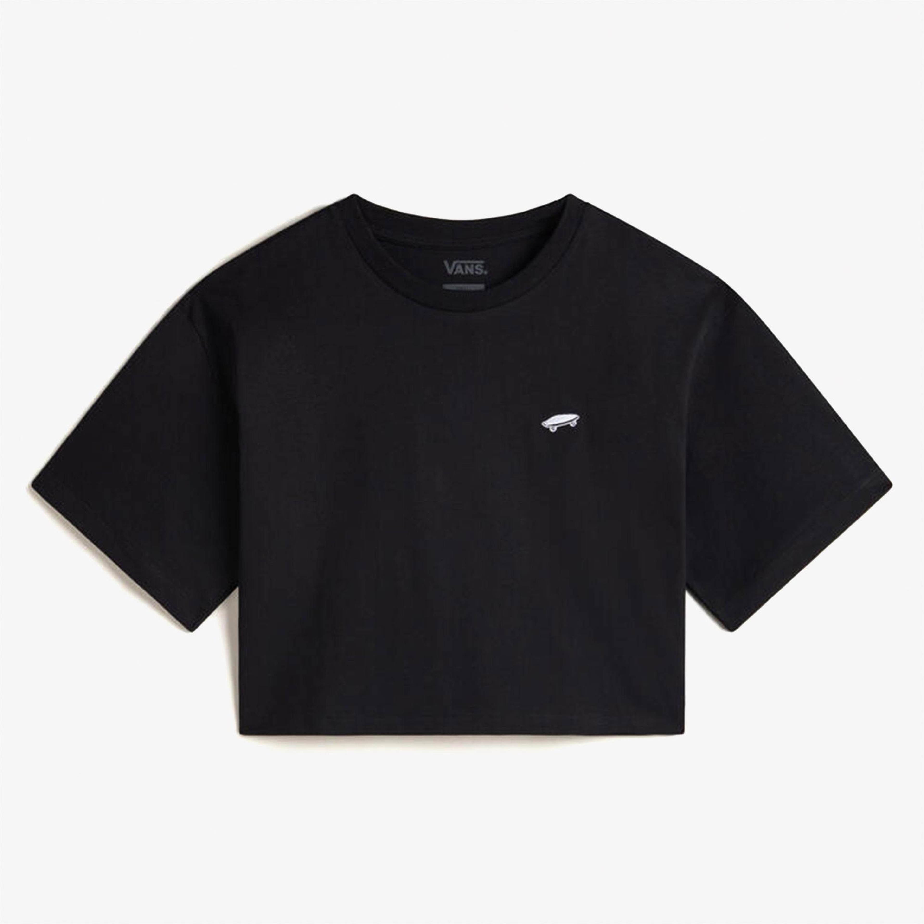 Vans W Salton Relax Crop Ss Kadın Siyah T-Shirt