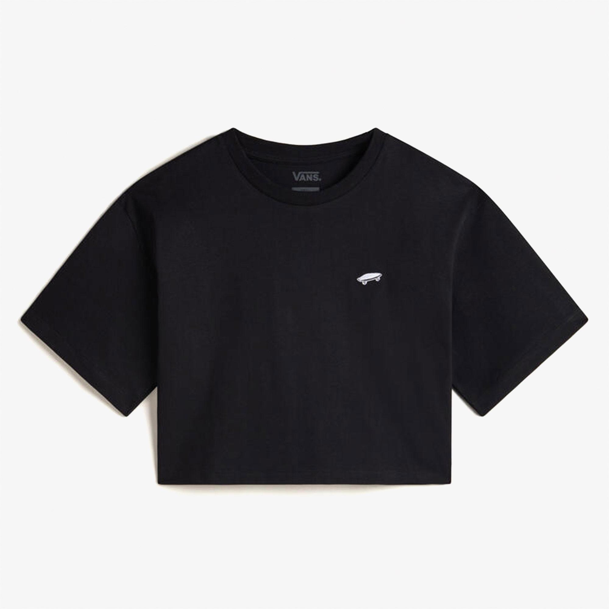 Vans W Salton Relax Crop Ss Kadın Siyah T-Shirt