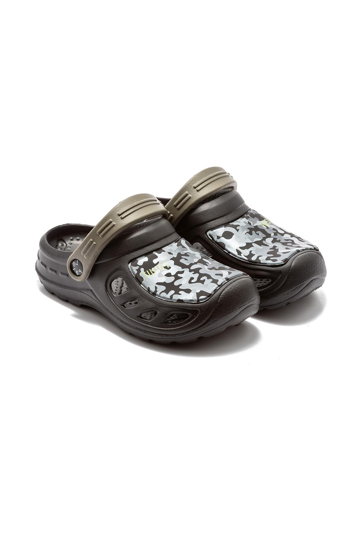 Jim Çocuk Sabo Terlik Siyah 30/35