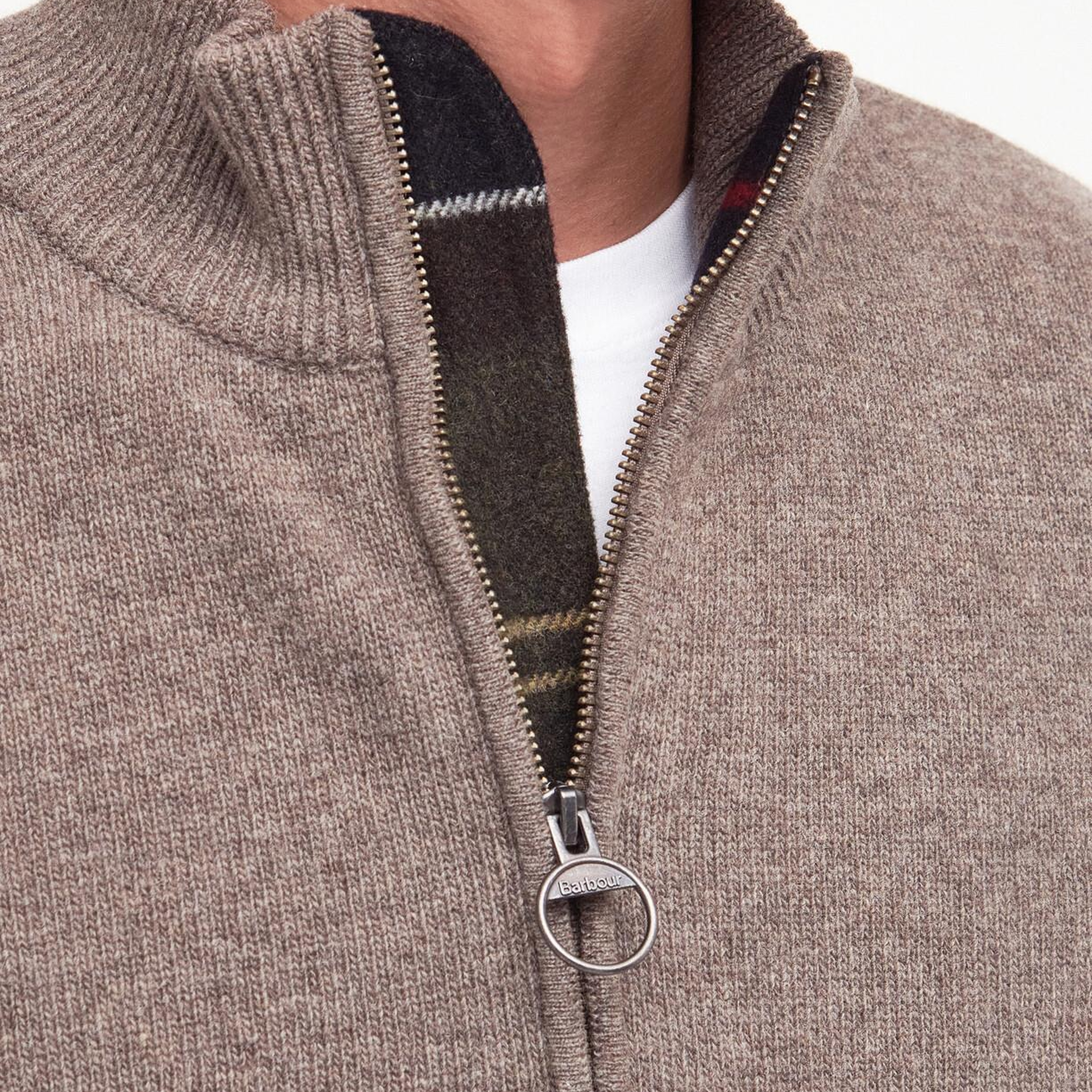 Barbour Holden Half Zip Knitted Kazak
