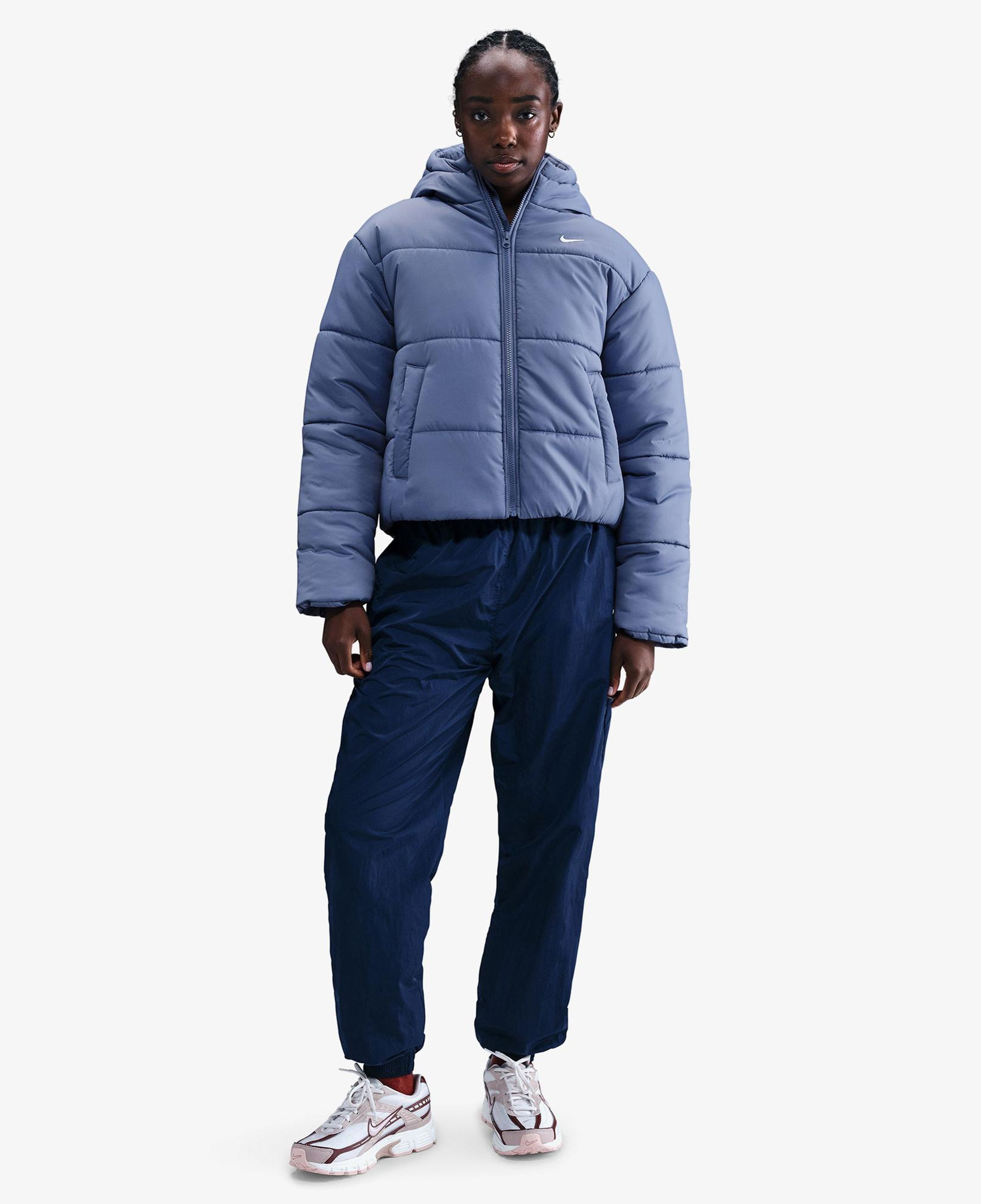 Nike Sportswear Classic Puffer Kadın Mavi Mont