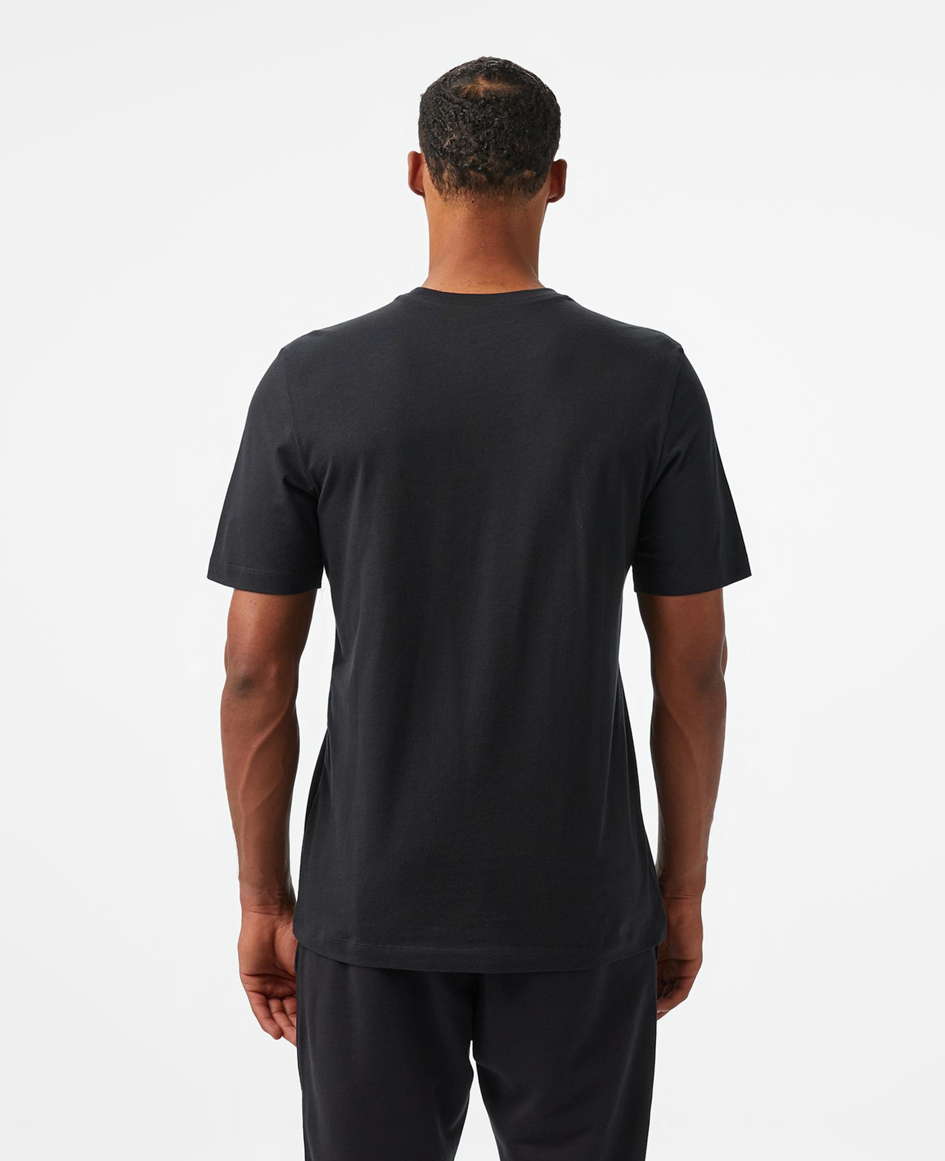 Nike Sportswear Icon Swoosh Erkek Siyah T-Shirt