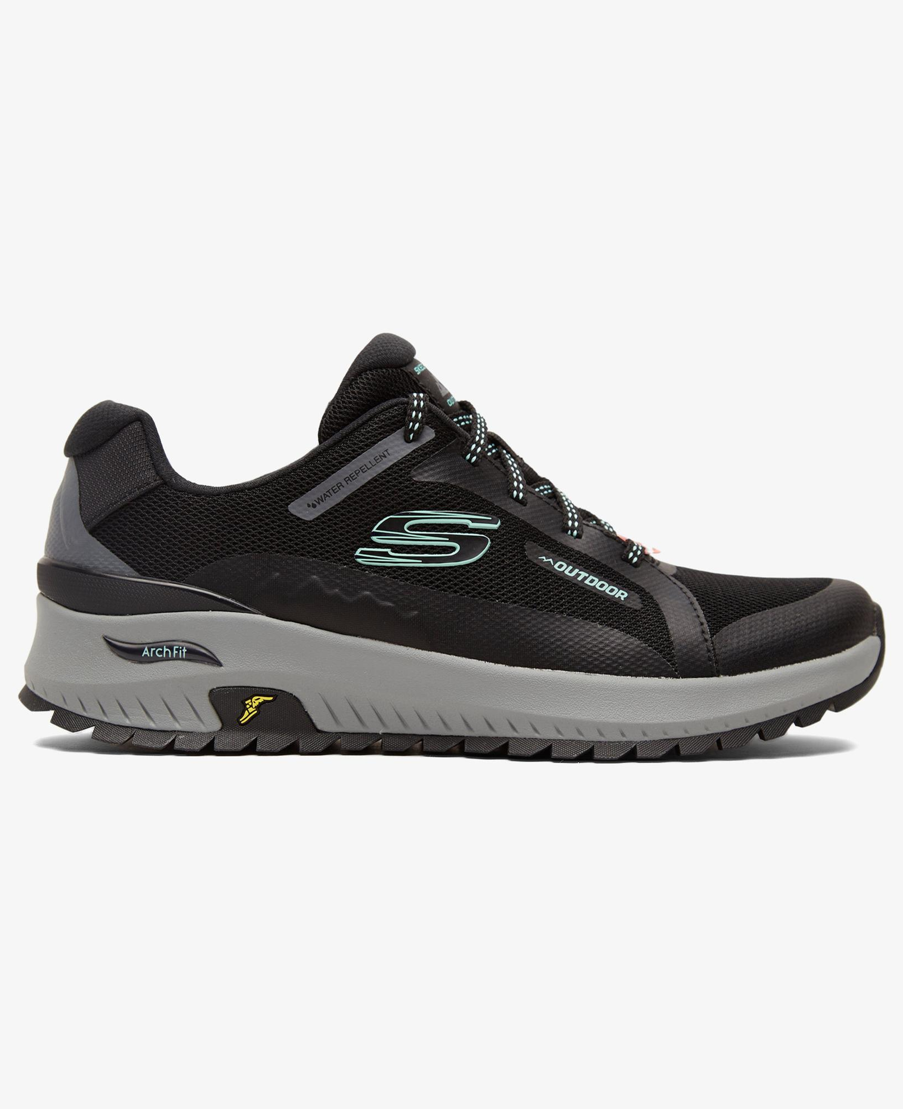 Skechers Arch Fit Discover Kadın Siyah/Mavi Spor Ayakkabı