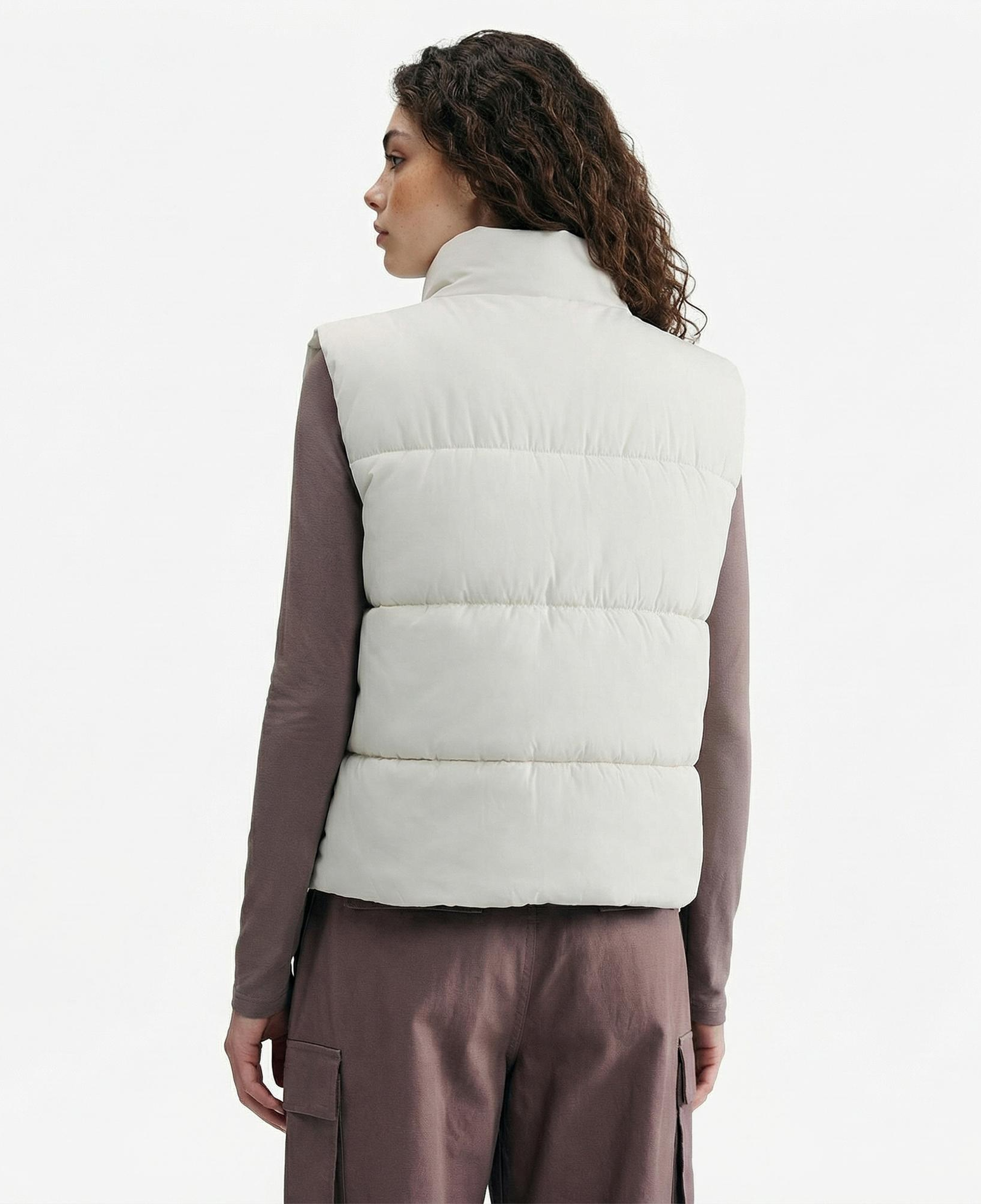 Nike Sportswear Classic Puffer Kadın Beyaz Yelek