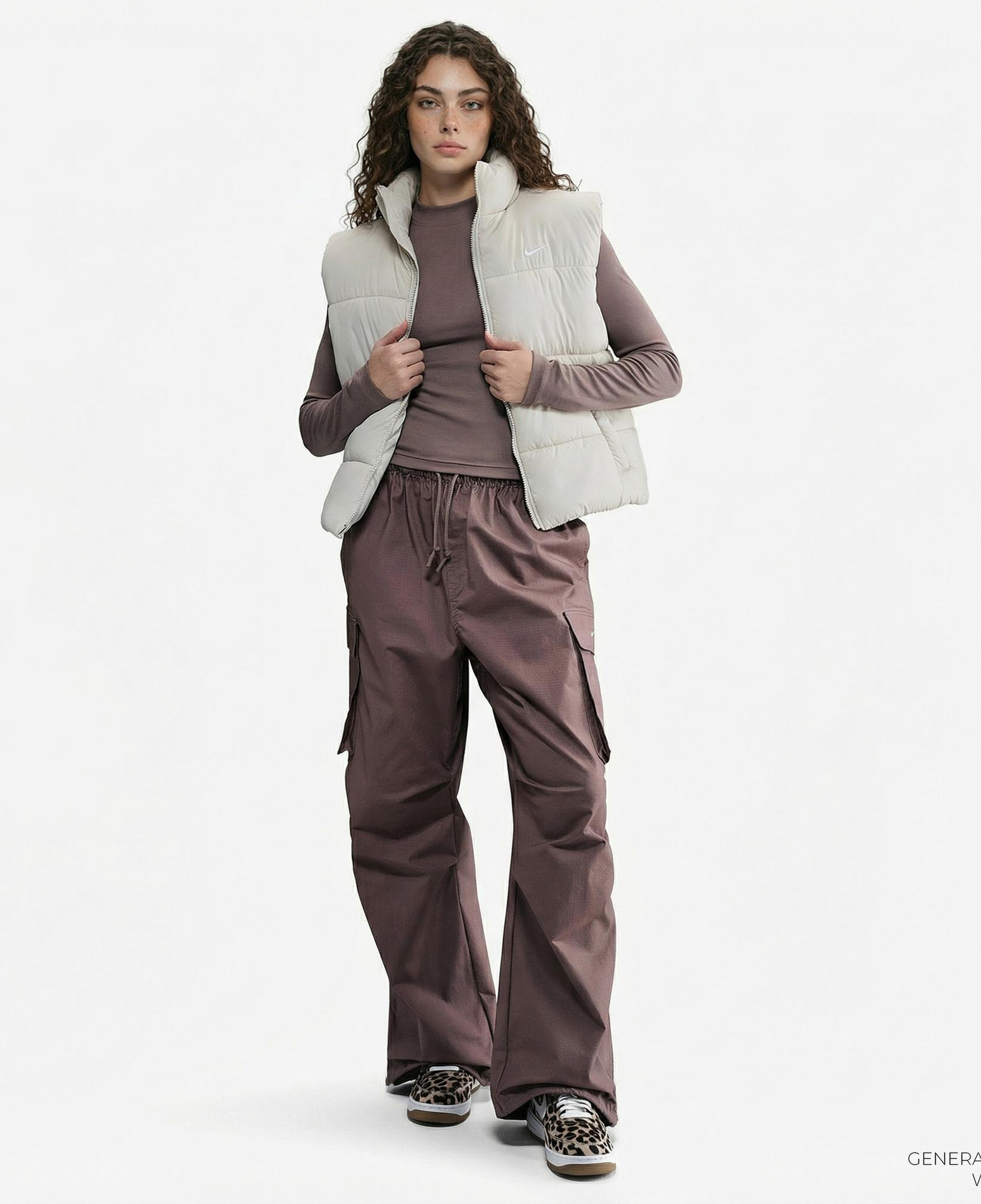 Nike Sportswear Classic Puffer Kadın Beyaz Yelek