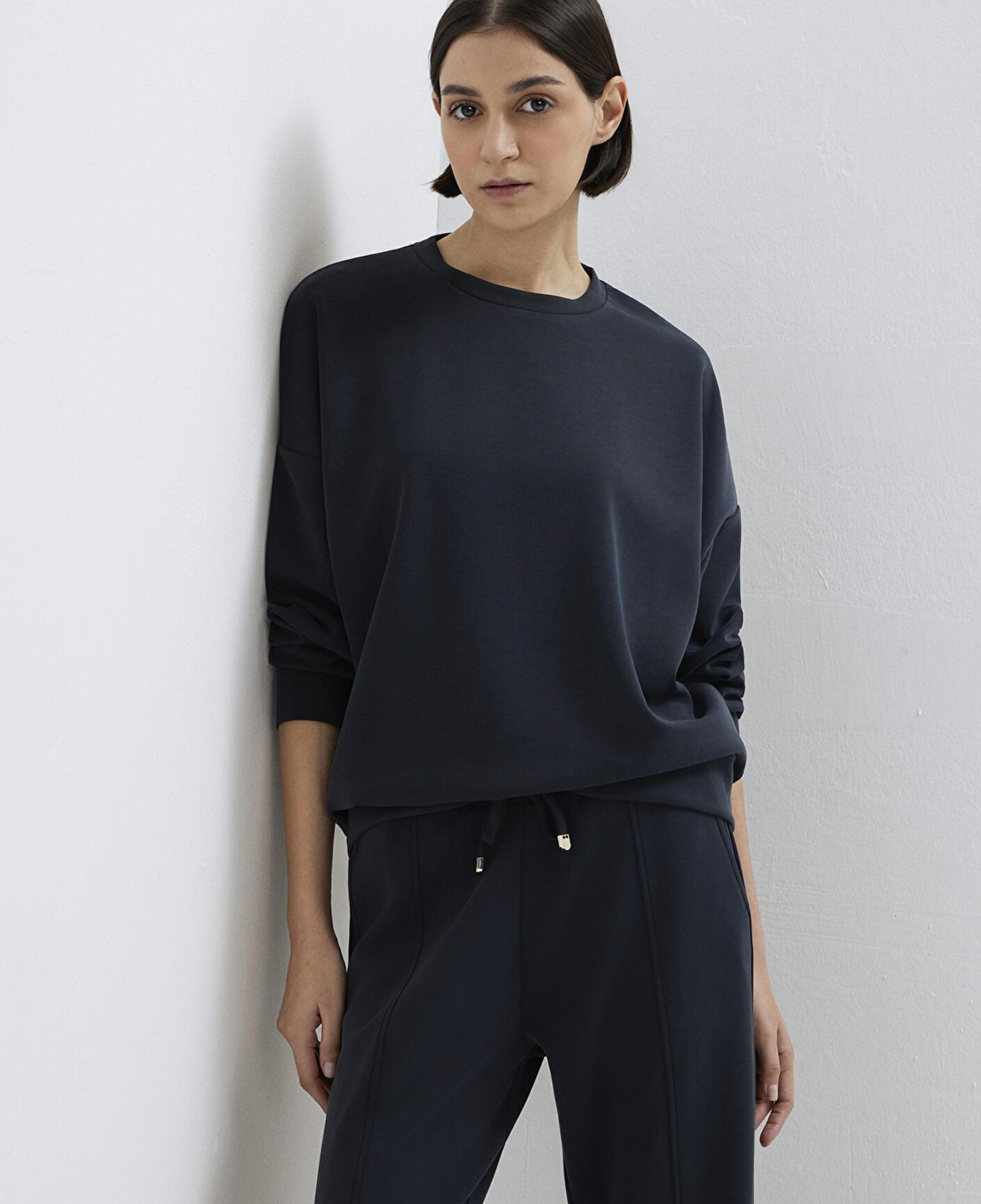 Mavi Lux Touch (TENCEL™) Modal Siyah Sweatshirt 168837-900