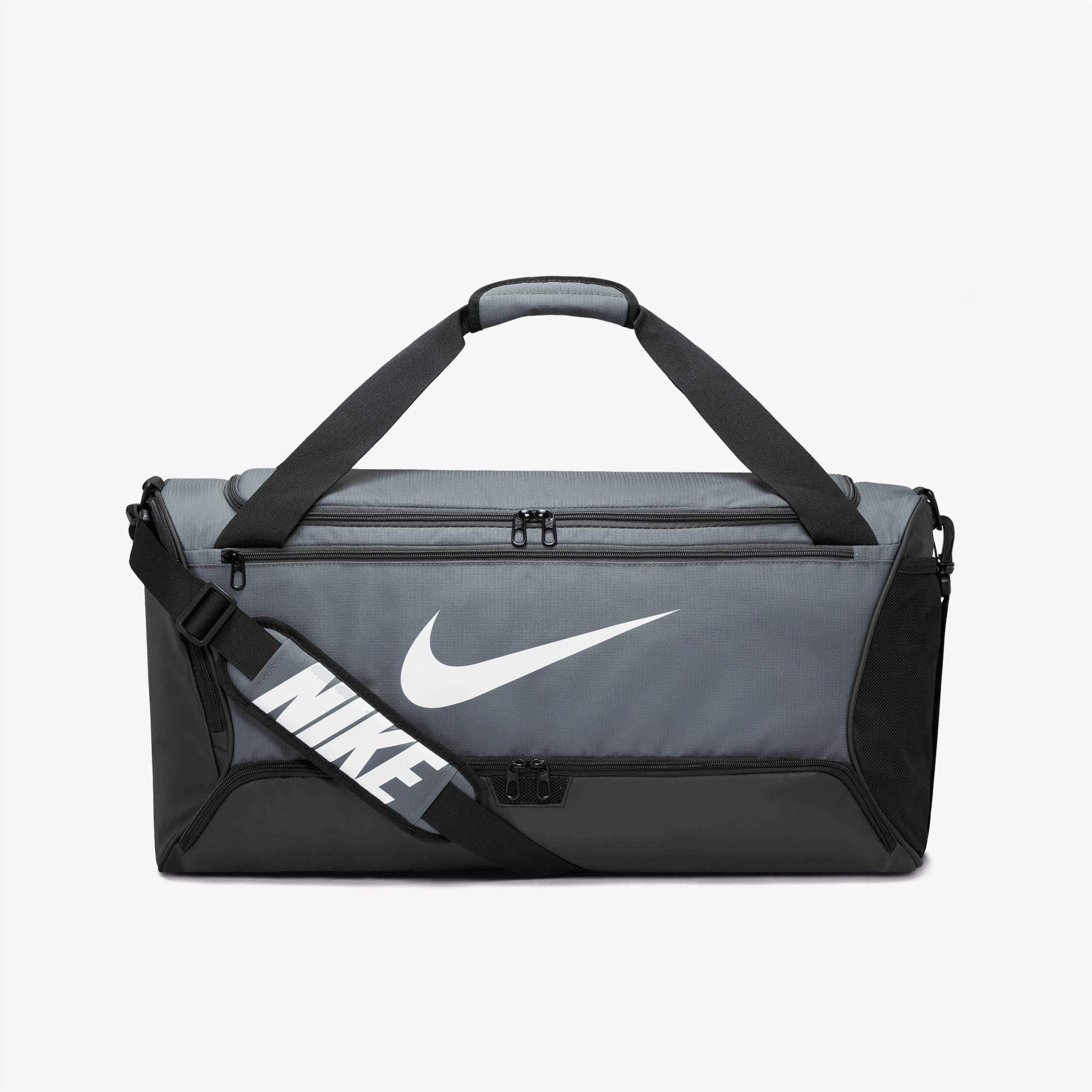 Nike Brasilia Duff - 9.5 (60L) Unisex Gri Spor Çantası