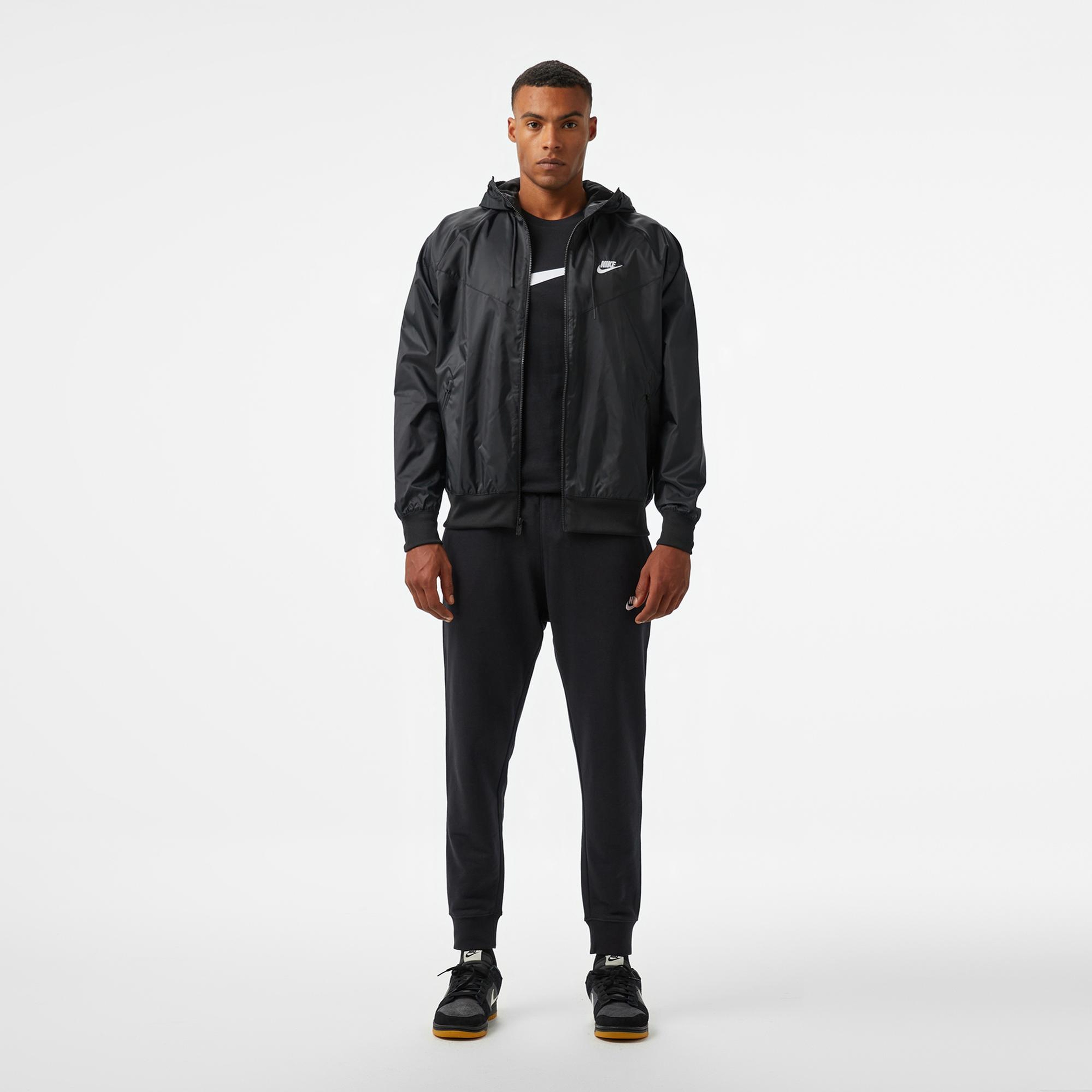Nike Sportswear Heritage Essentials Windrunner Erkek Siyah Ceket
