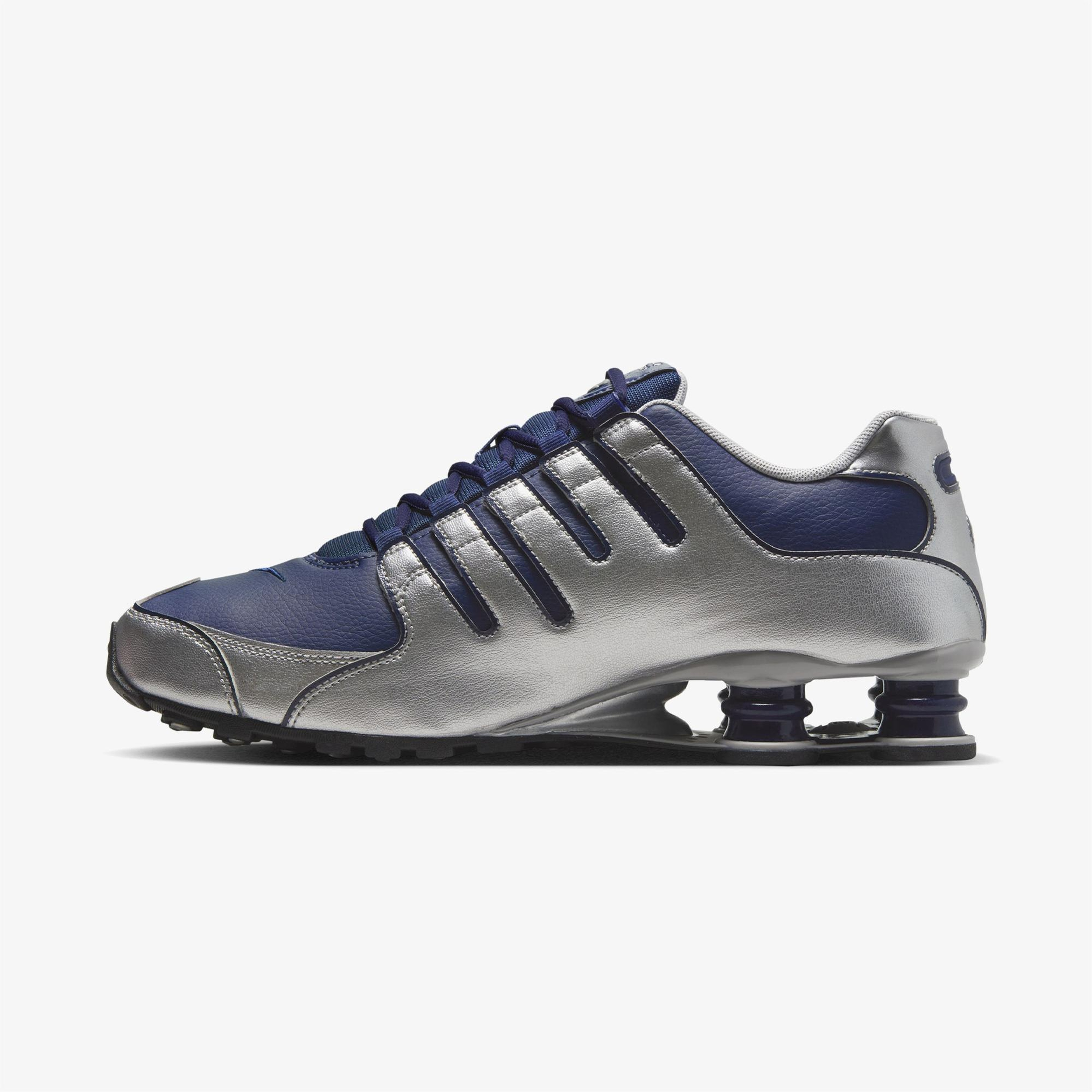 Nike Shox Erkek Lacivert Spor Ayakkabı