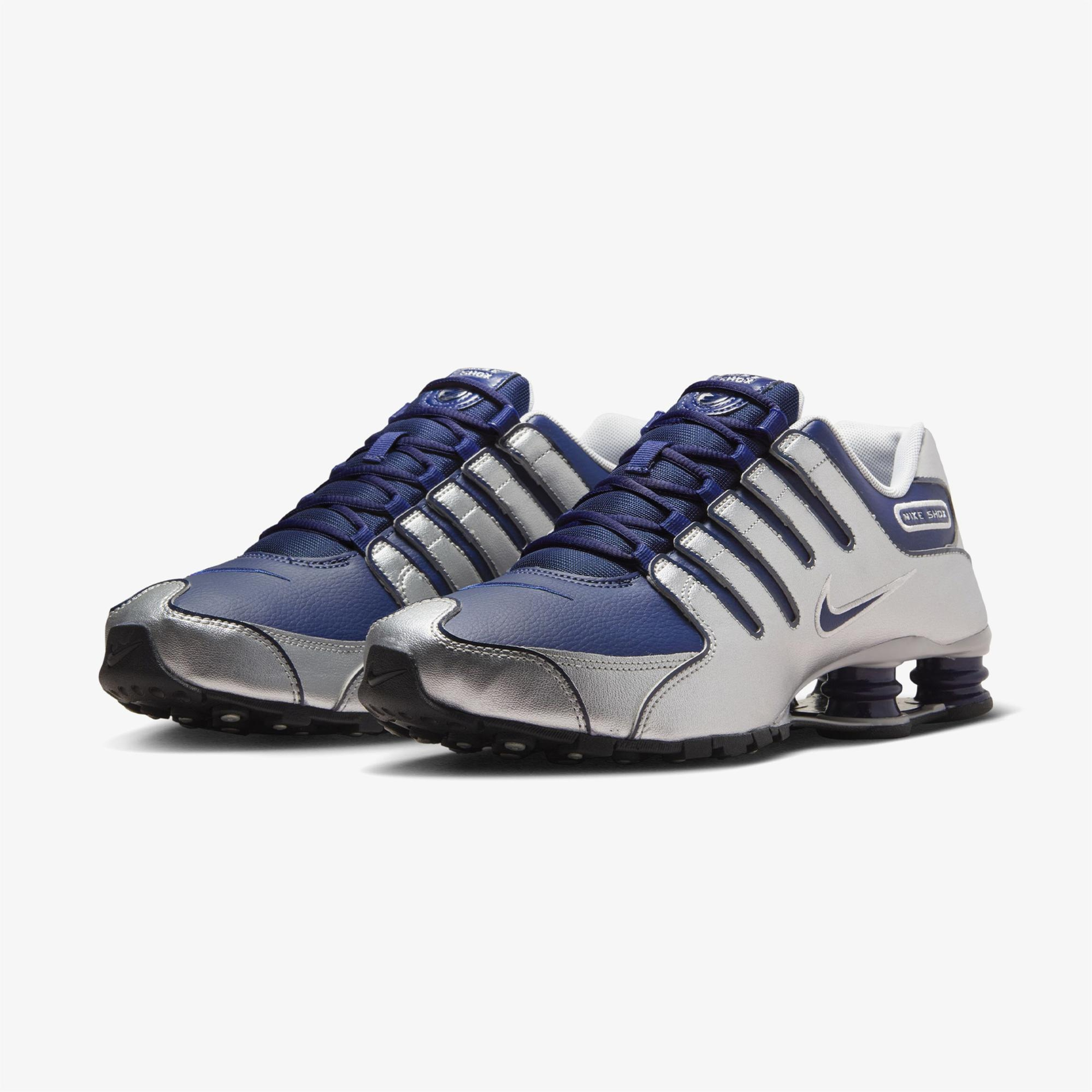 Nike Shox Erkek Lacivert Spor Ayakkabı