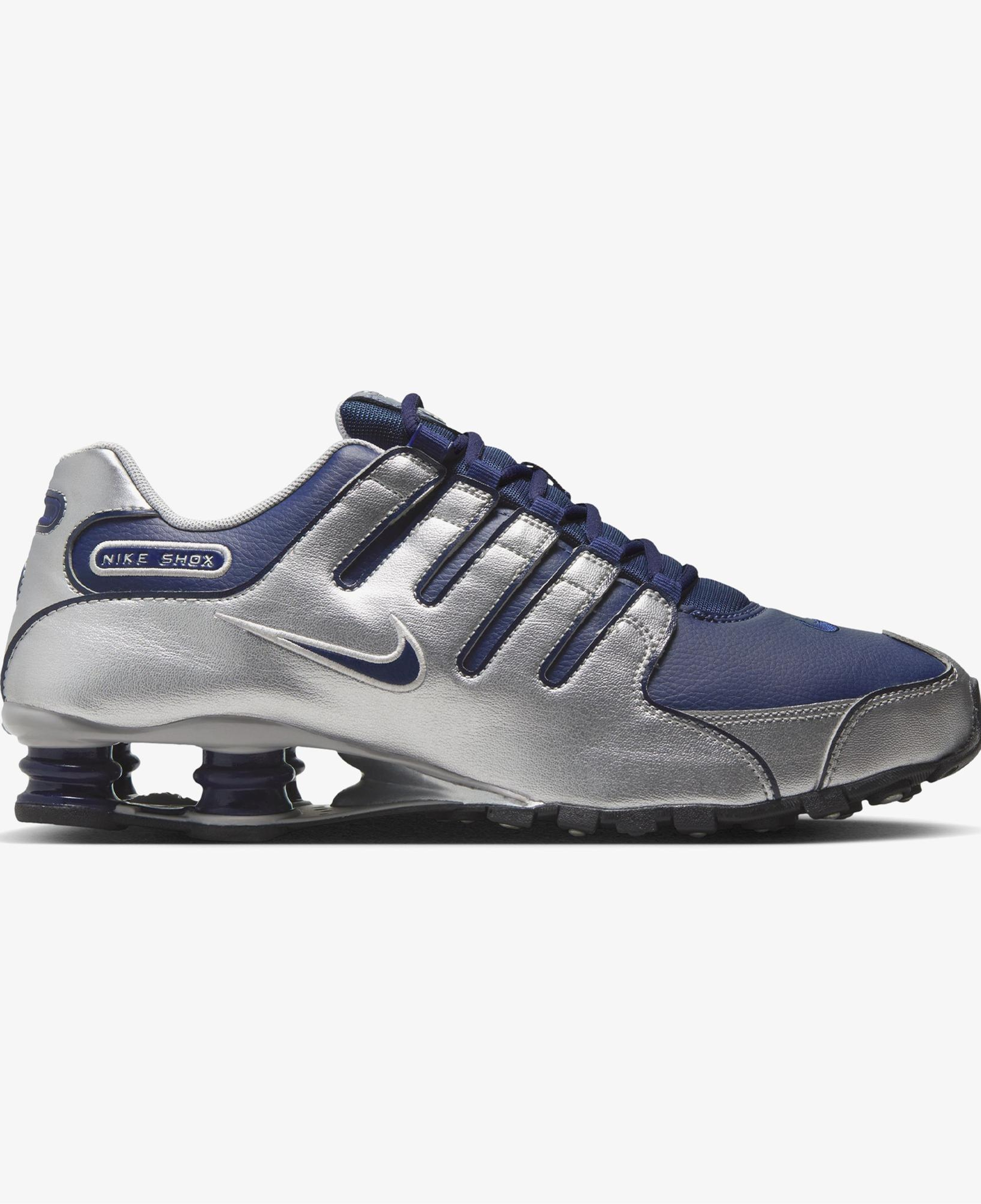 Nike Shox Erkek Lacivert Spor Ayakkabı