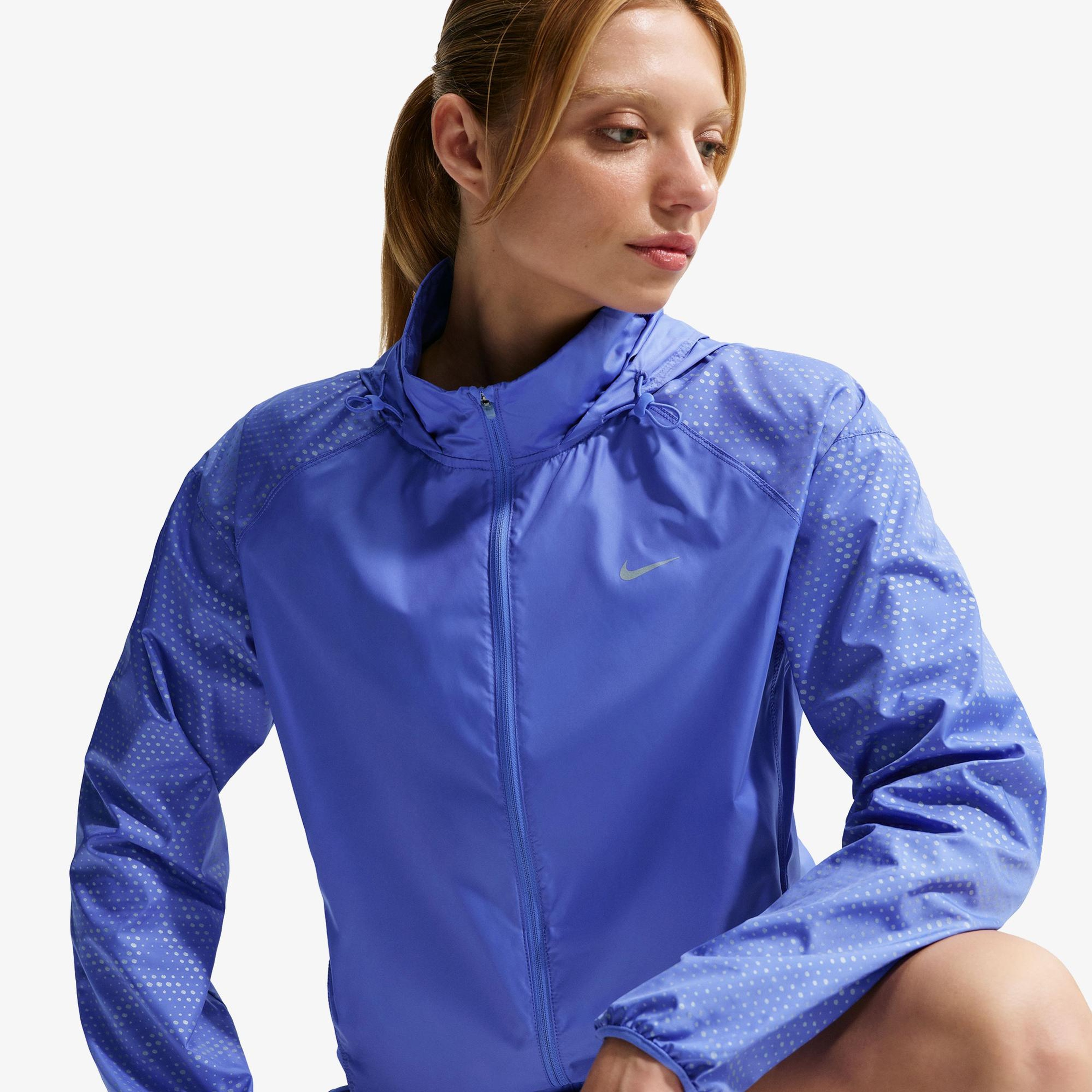 Nike Tempo Repel Flash Kadın Mor Ceket