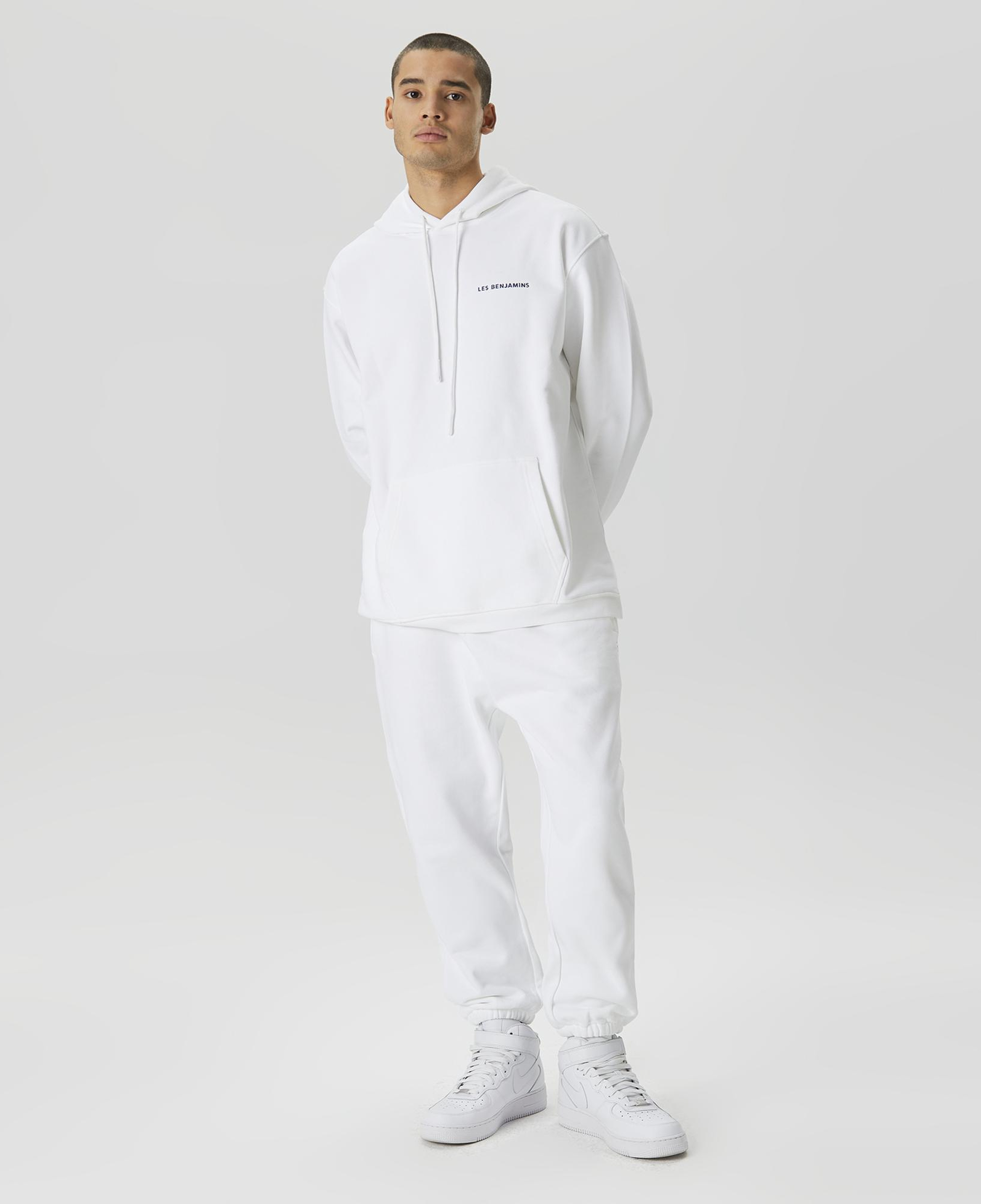 Les Benjamins Essentials Erkek Beyaz Eşofman Altı