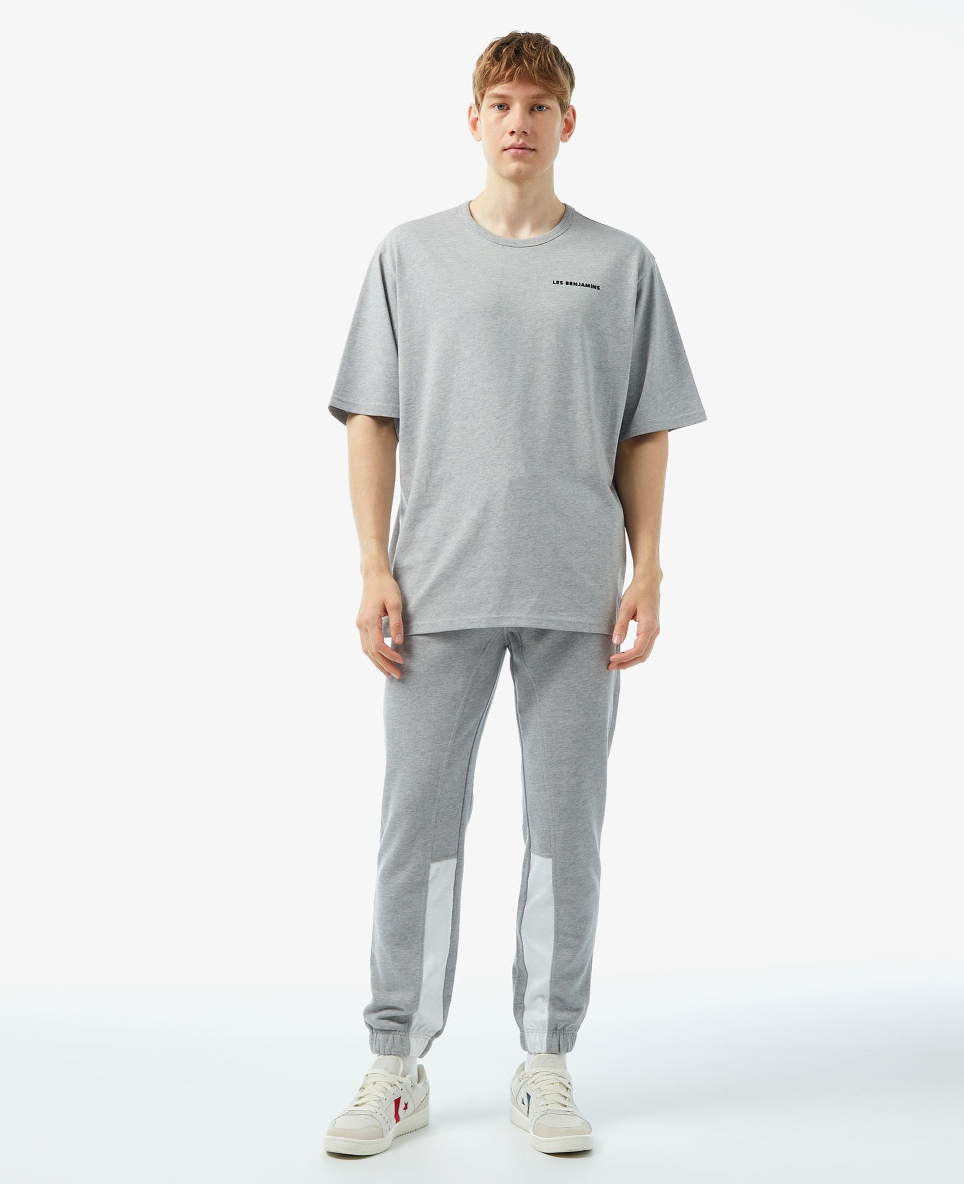 Les Benjamins 412 Erkek Gri T-Shirt