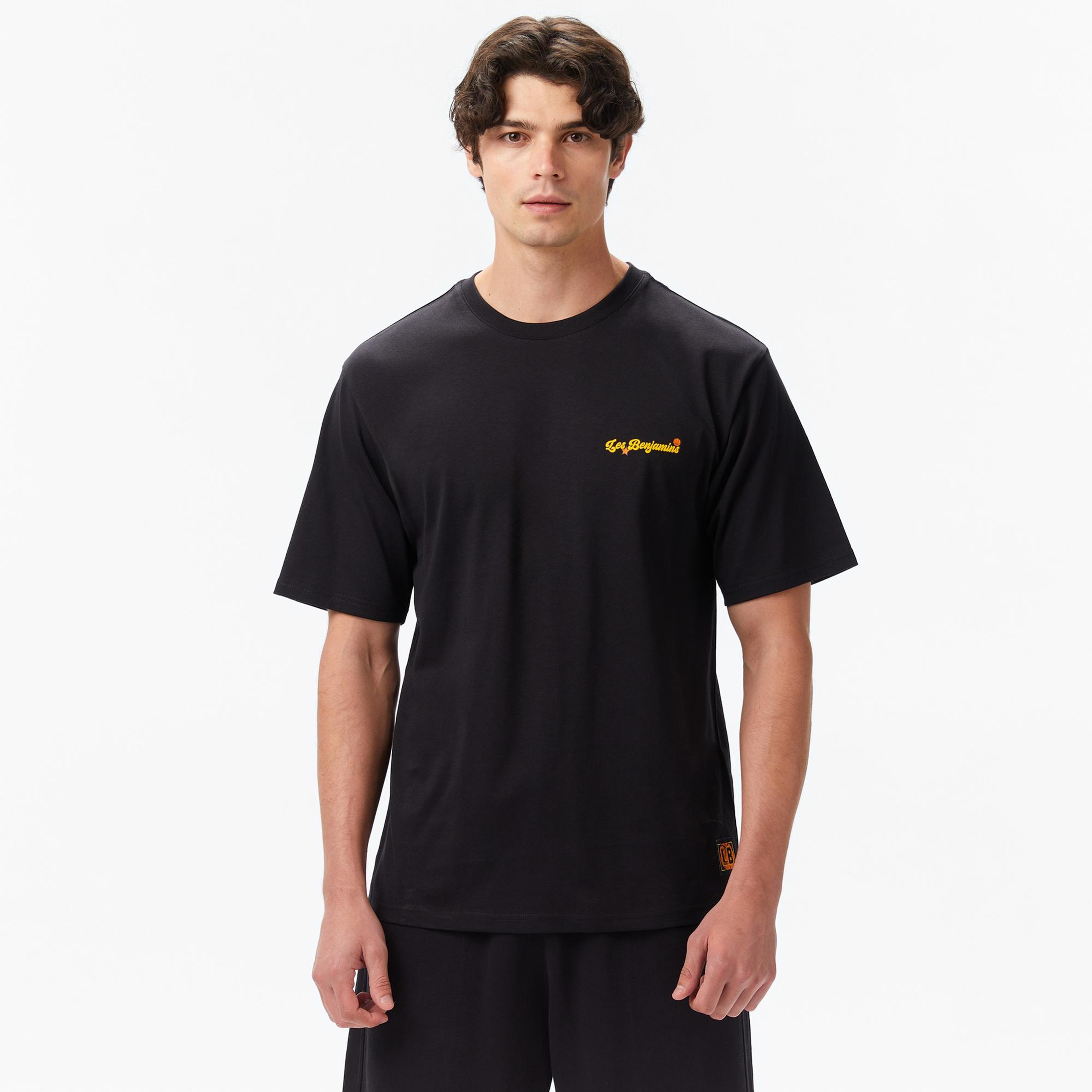 Les Benjamins Erkek Siyah T-Shirt